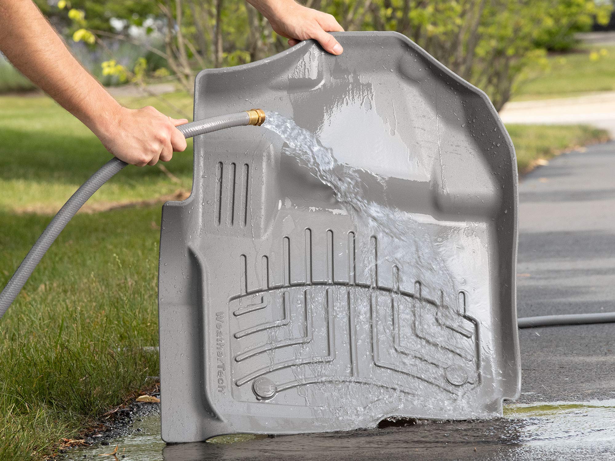 Weathertech Floorliner Hp Custom Fit Floor Mats For Hyundai Santa Cruz, Tucson, Tucson Hybrid - 1St Row (4416781Im), Black