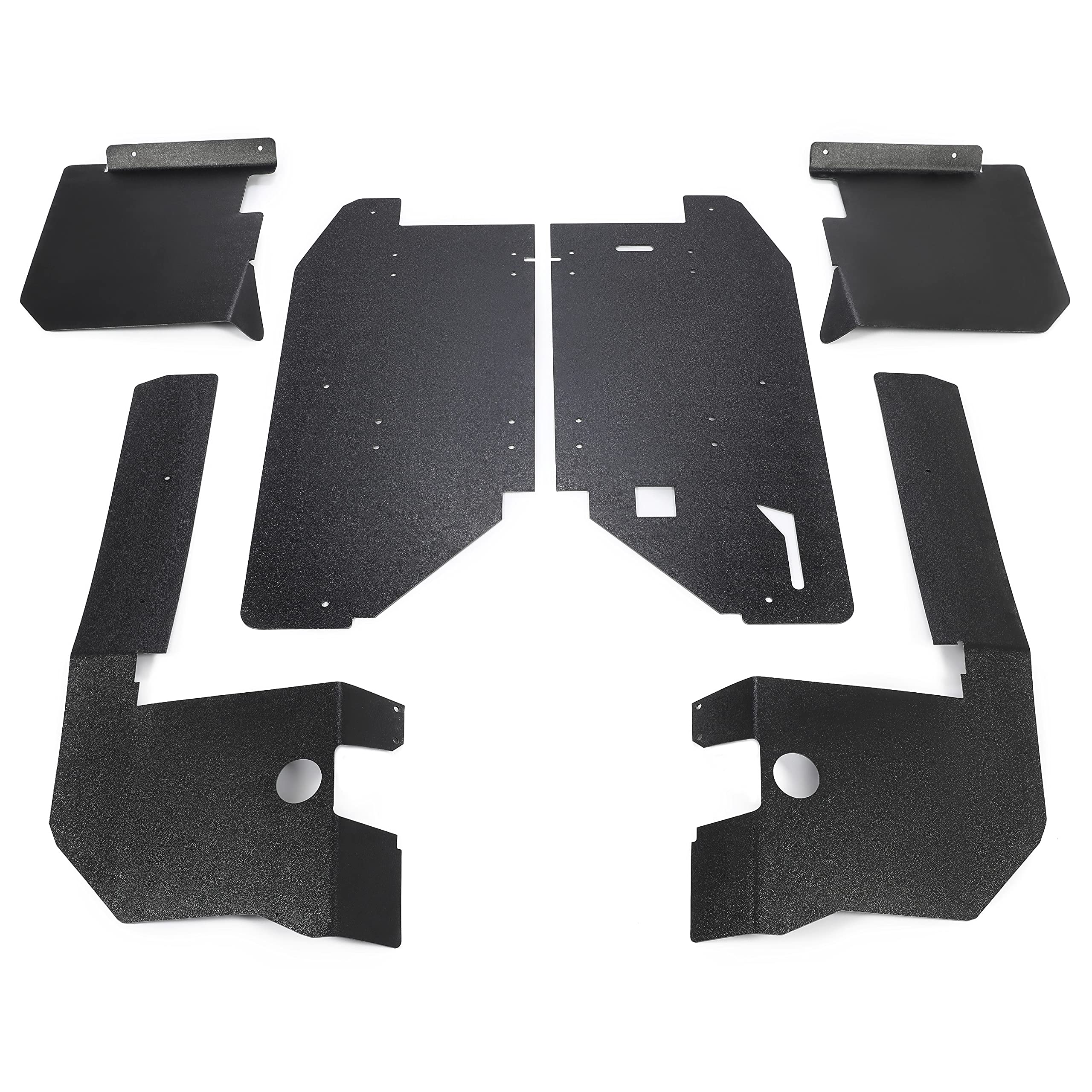 KUAFU Fender Flares Compatible with 2015-2022 Polaris Midsize Ranger 570 Ranger ETX Mud Guard Dust Guard Mud Flaps Front & Rear 