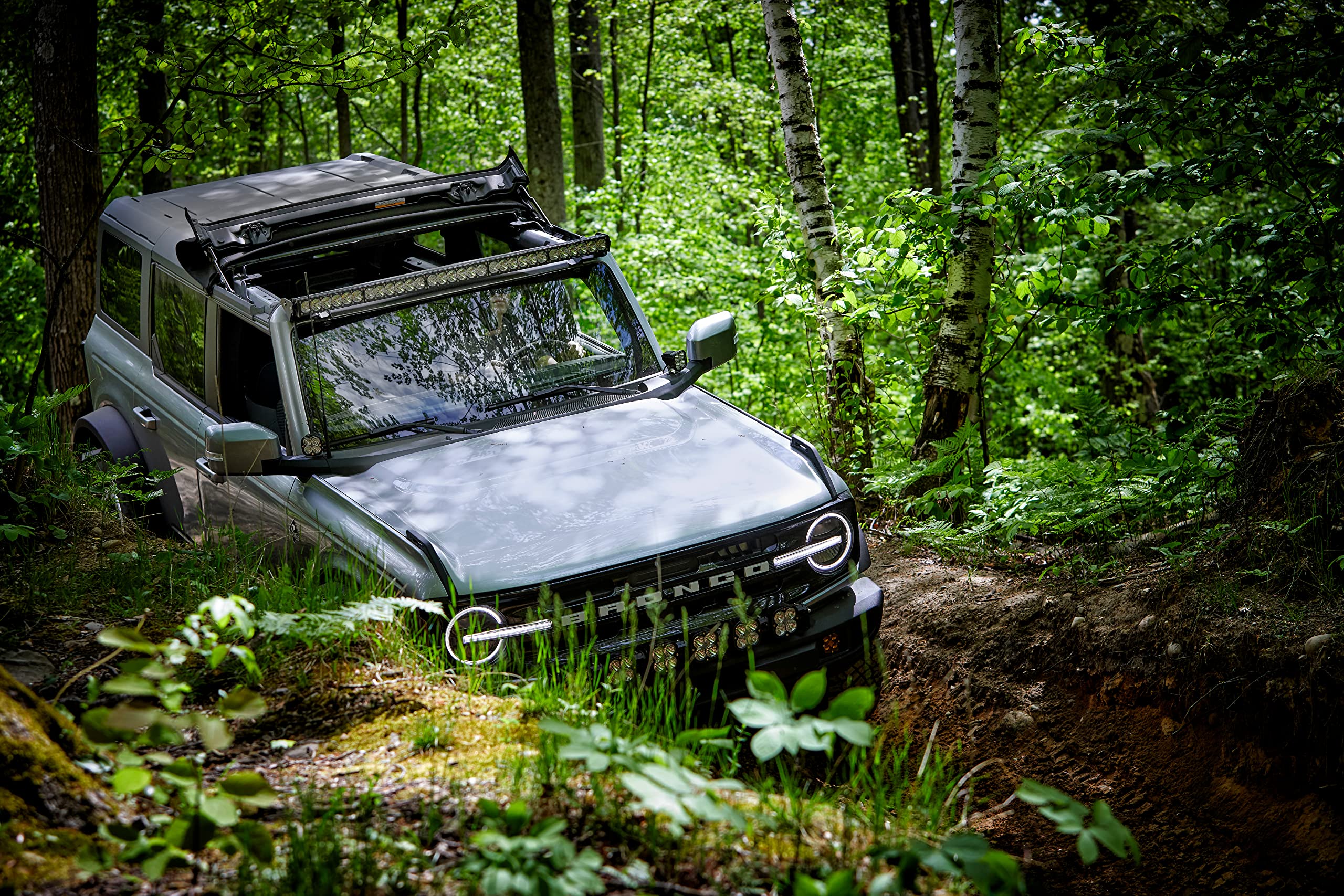 Bestop 5246117 Bronco Sunrider For Hardtop - '21-Current Bronco 4-Door (Black Twill)