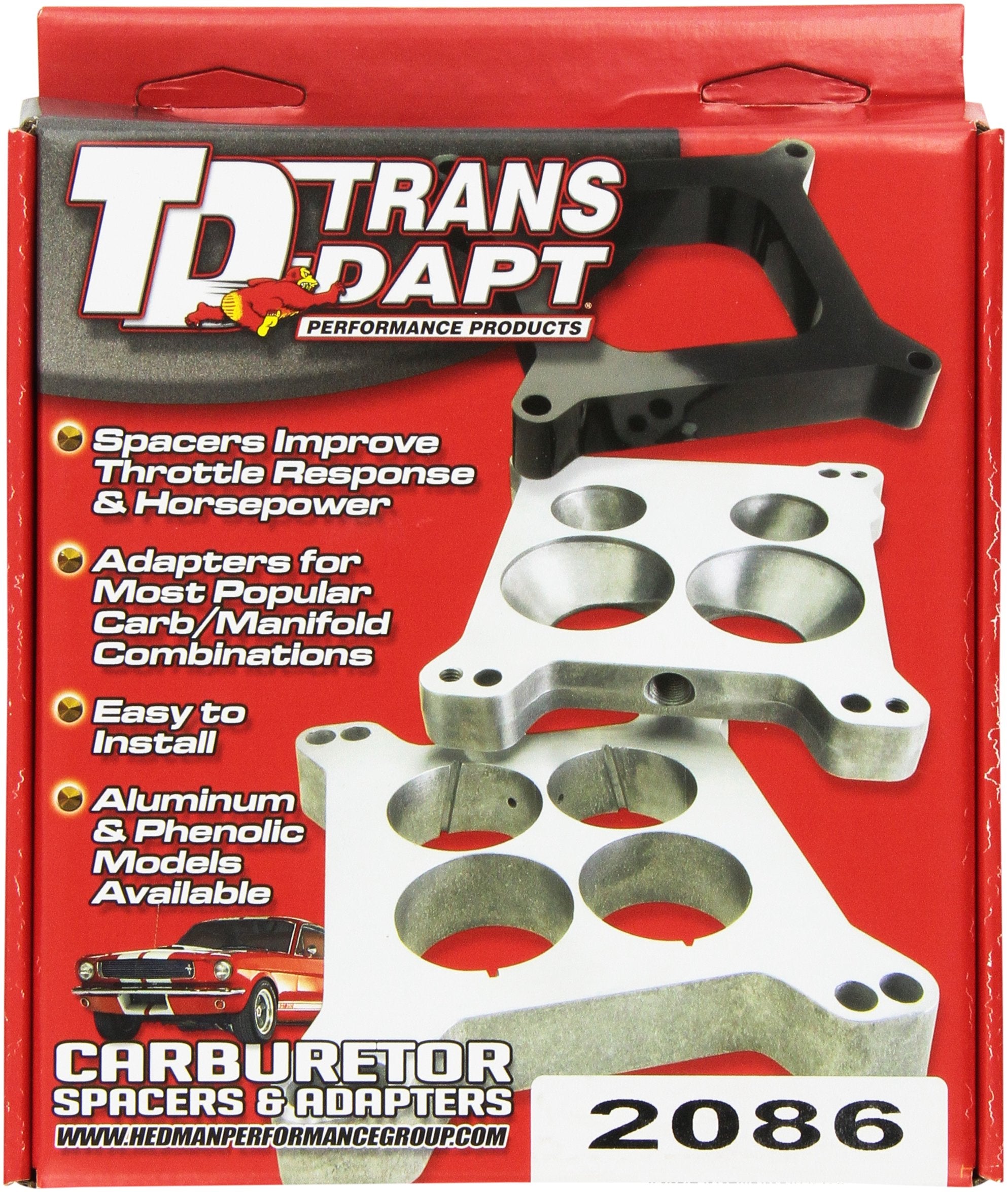 Trans-Dapt Performance Trans-Dapt 2086 Carburetor Adapter