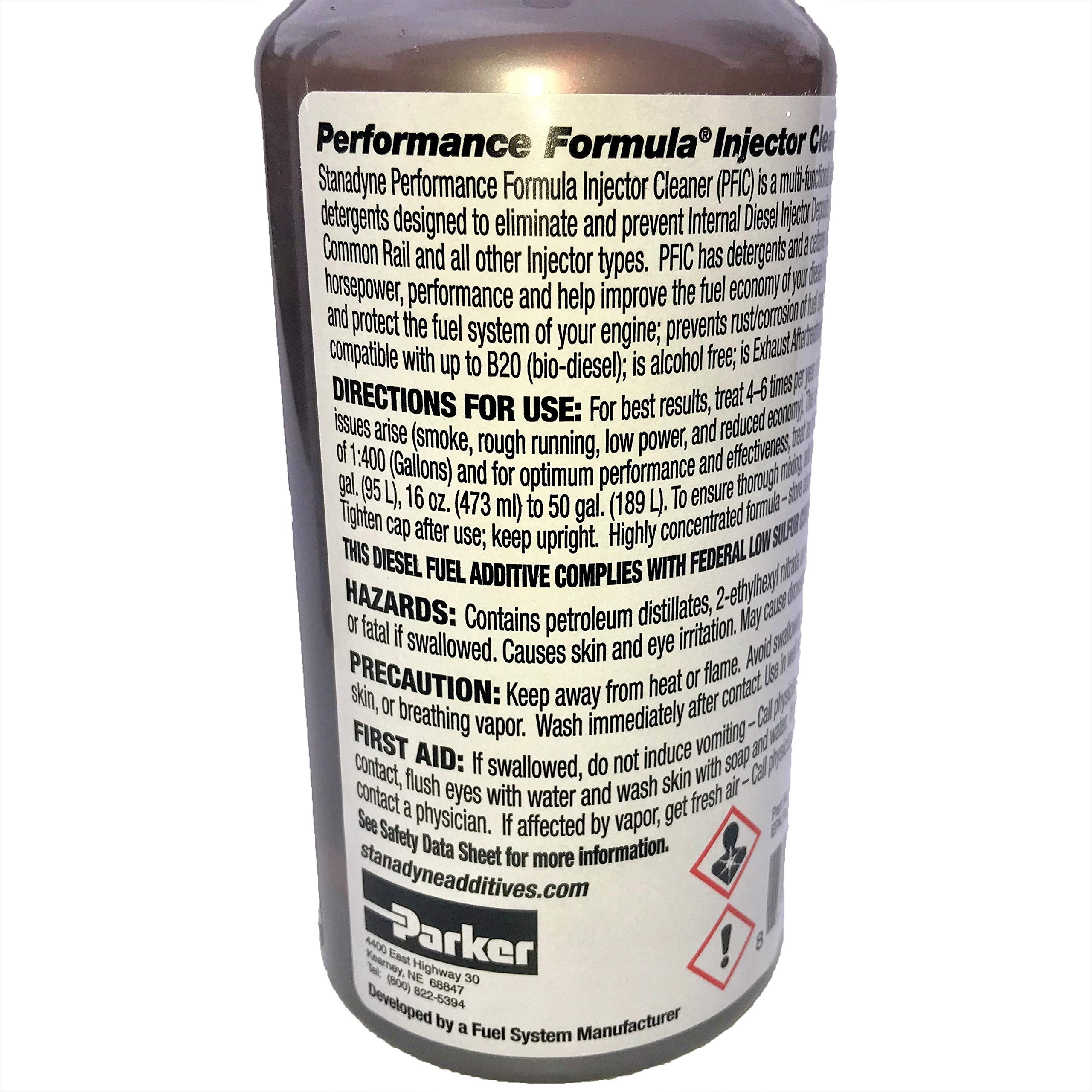 Stanadyne Performance Formula Diesel Injector Cleaner-Qty 2, 16Oz Bottles # 43564