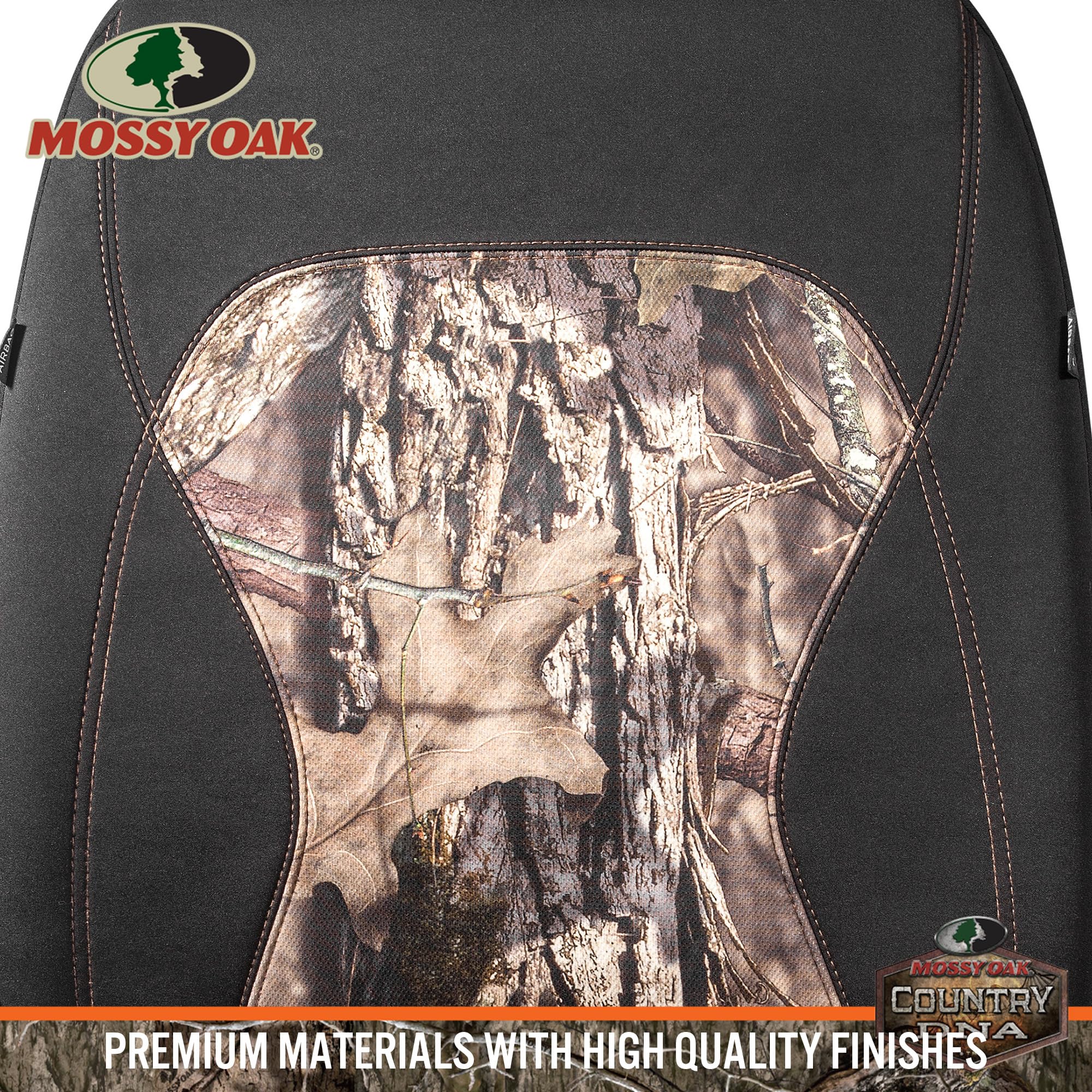 Mossy Oak Low Back Camo Seat Covers, Airbag Compatible, Universal Fit, Fits Most Bucket Seats - Made With Premium Waterproof Neo