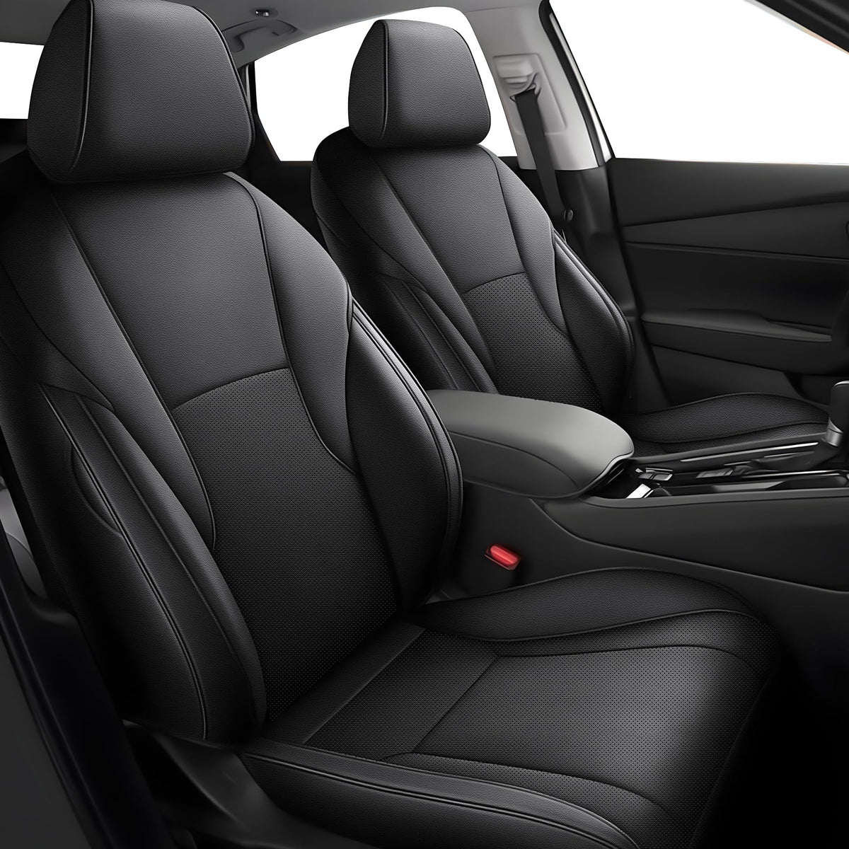 TTX LIGHTING Custom Fit for Honda Accord Seat Covers 2023 2024 2025 Faux Leather Full Set Compatible Airbag Waterpoof Car Seat P