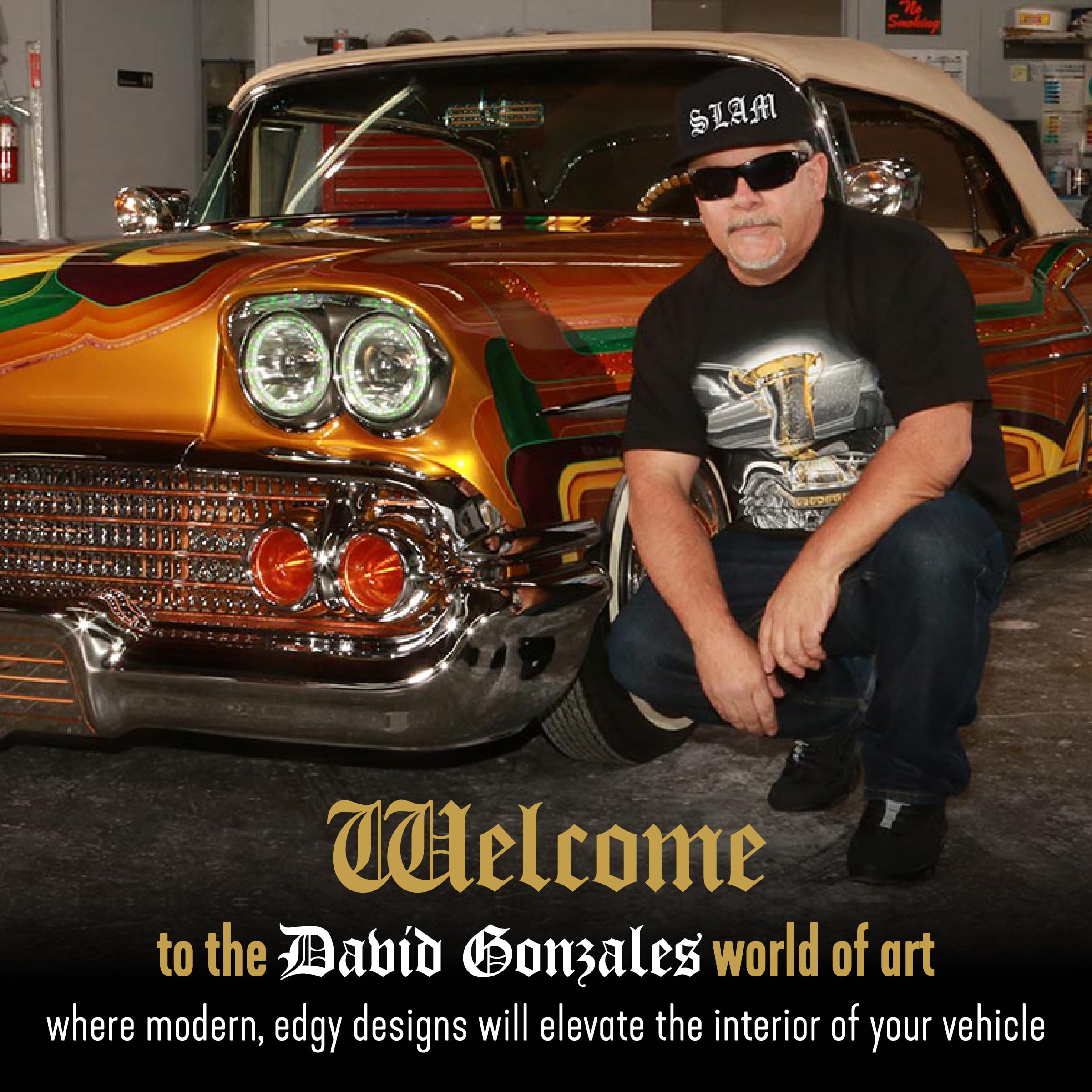 Bell Automotive 22-1-70274-9 David Gonzales Universal Bucket Seat Cover, Skin Deep Design