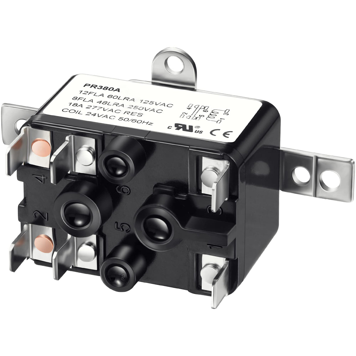 Hot Switch Relay 24V Fan Relay, 90-980 Isolation Relay Ac Switch Spst With Ul Certifica ...