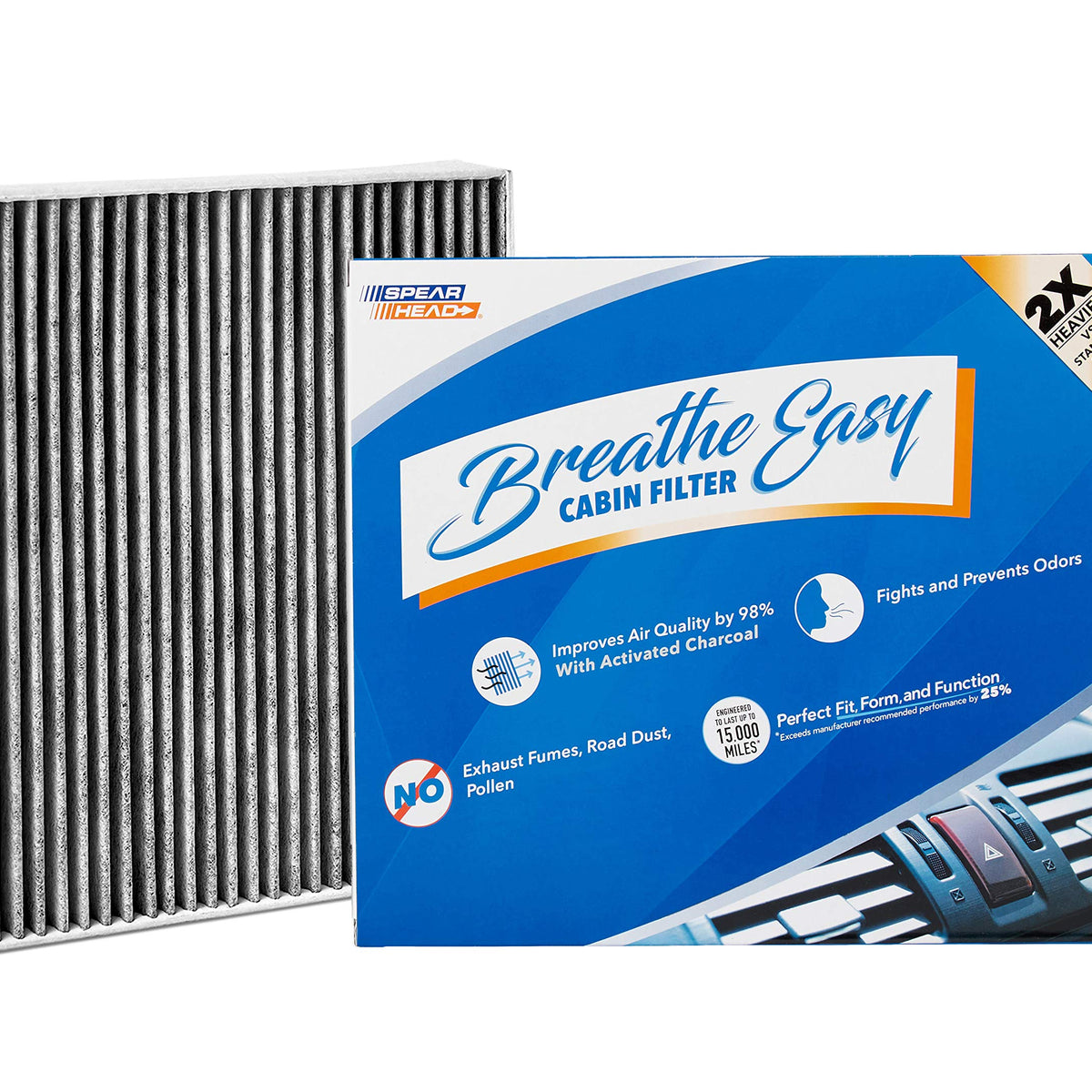 Spearhead Odor Defense Breathe Easy Cabin Filter | Fits 15-24 F-150, 22-24 F-150