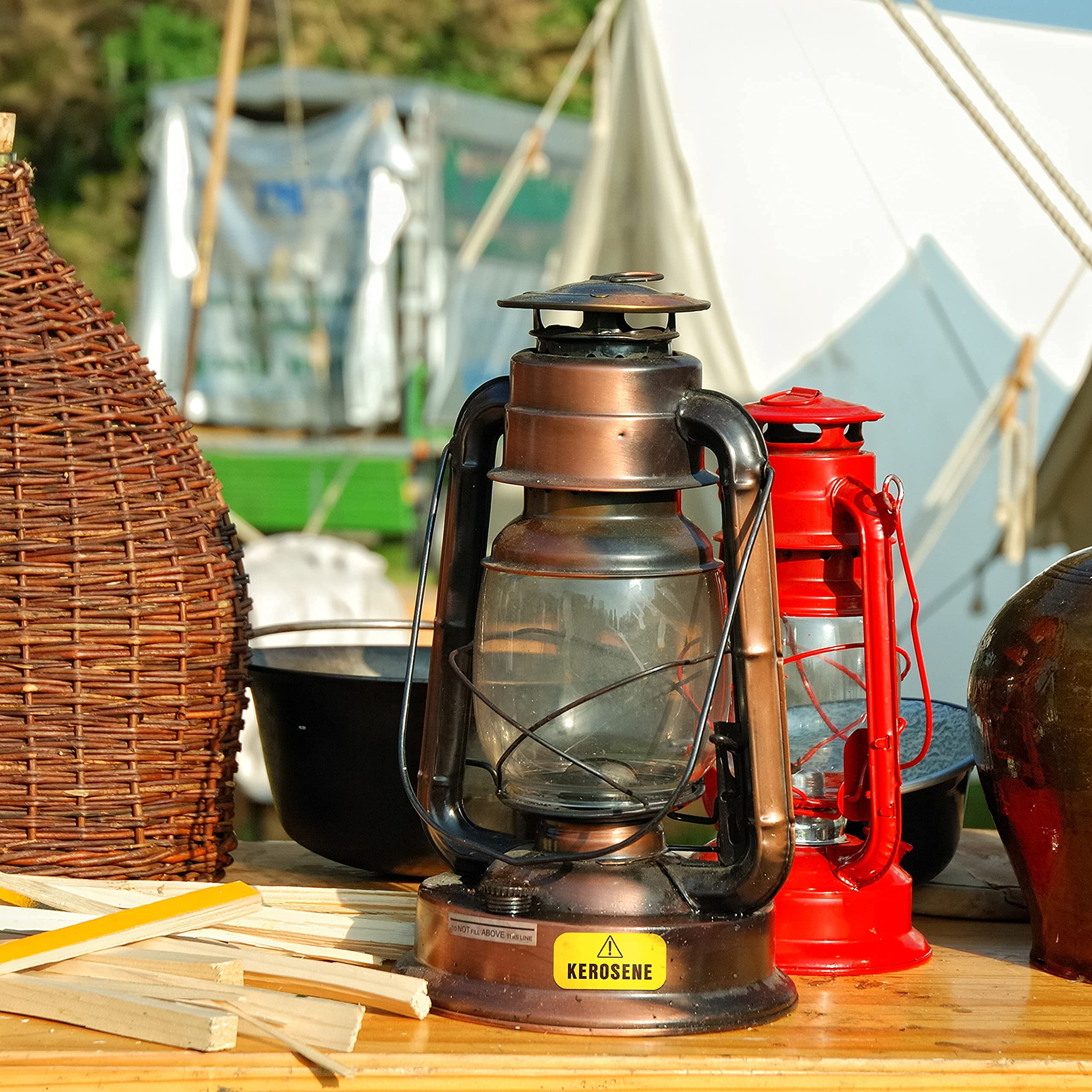 Kerosene Sticker For Forced Air Heaters, Lanterns, Stoves - Weather Proof, Ultra Durable, Commercial Grade Labels By Fuel Sticke