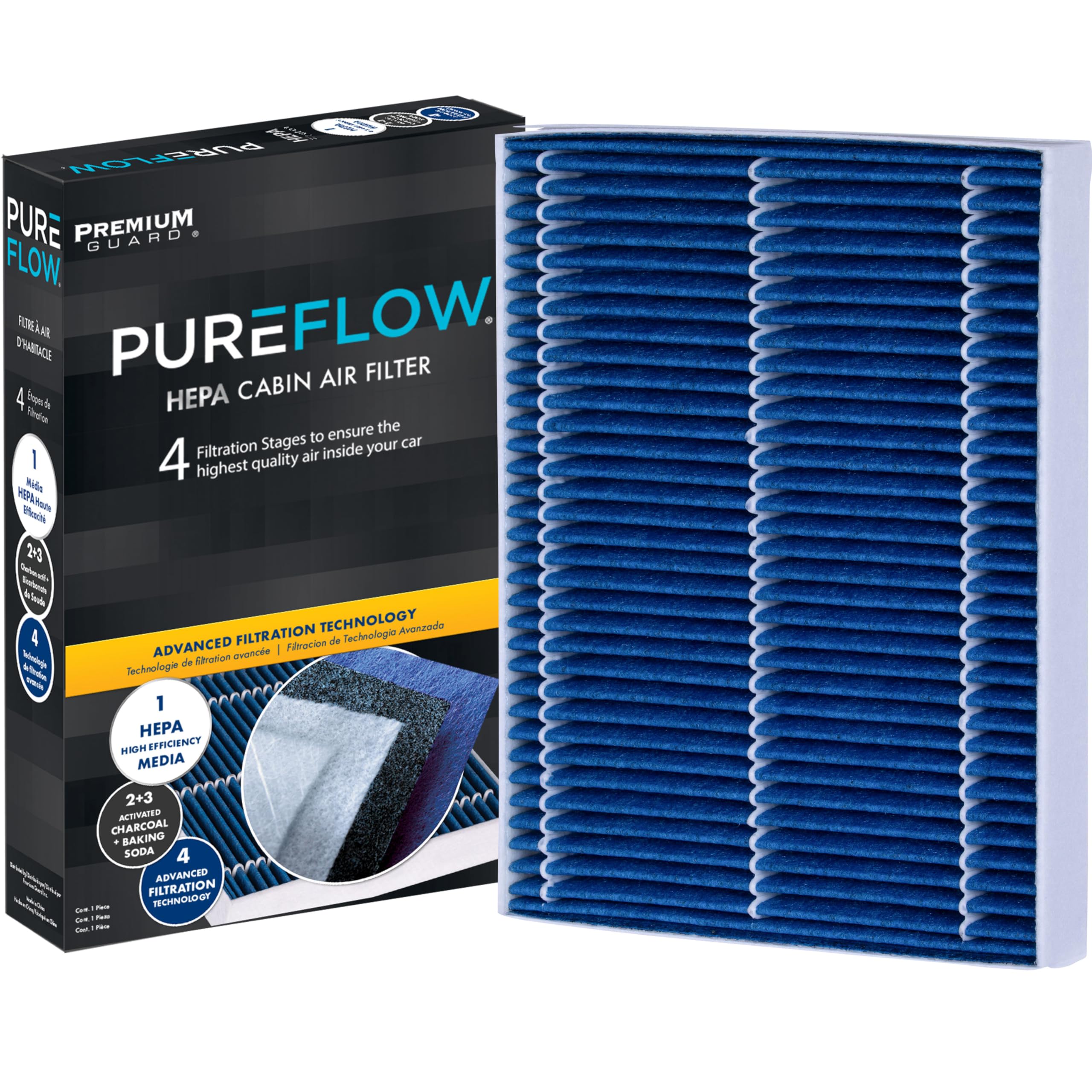 Pureflow Hepa Cabin Air Filter Pc8155Hx | Fits 2015-2025 Ford Mustang