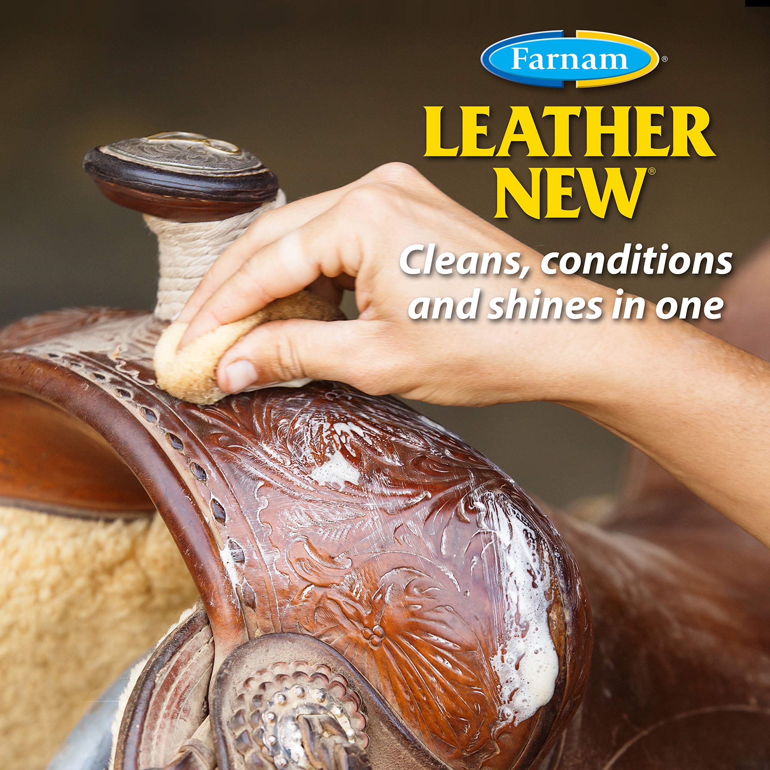 Farnam Leather New Foam Easy Polishing Saddle Soap Foam 7 Ounces