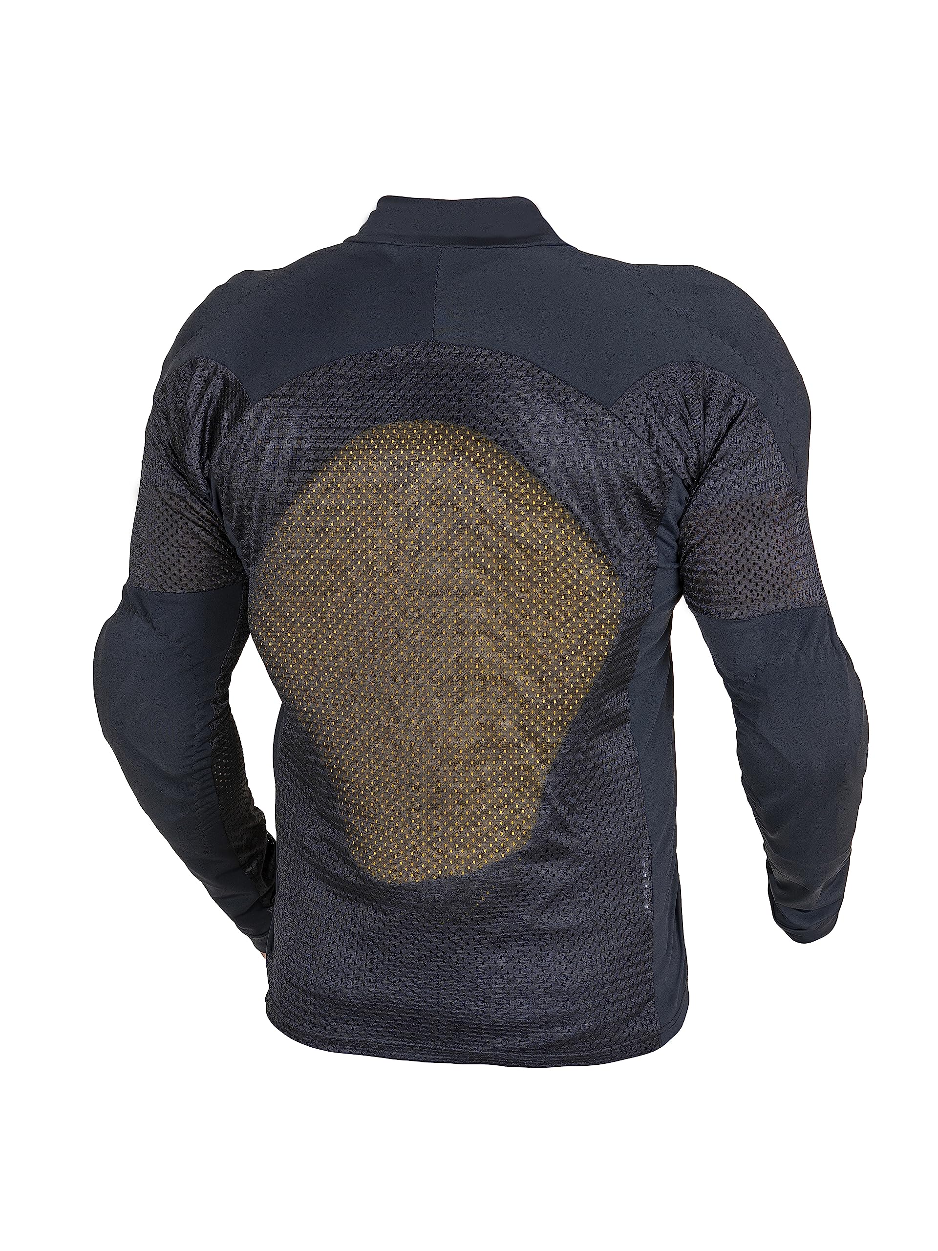 Wicked Stock Mesh Armored Motorcycle Shirt For Men And Women - Ce Level 2 Mesh Motorcycle Protective Shirt For Summer- Soft And Stretchy Lightweight Motorcycle Armored Shirt With Removable Padding