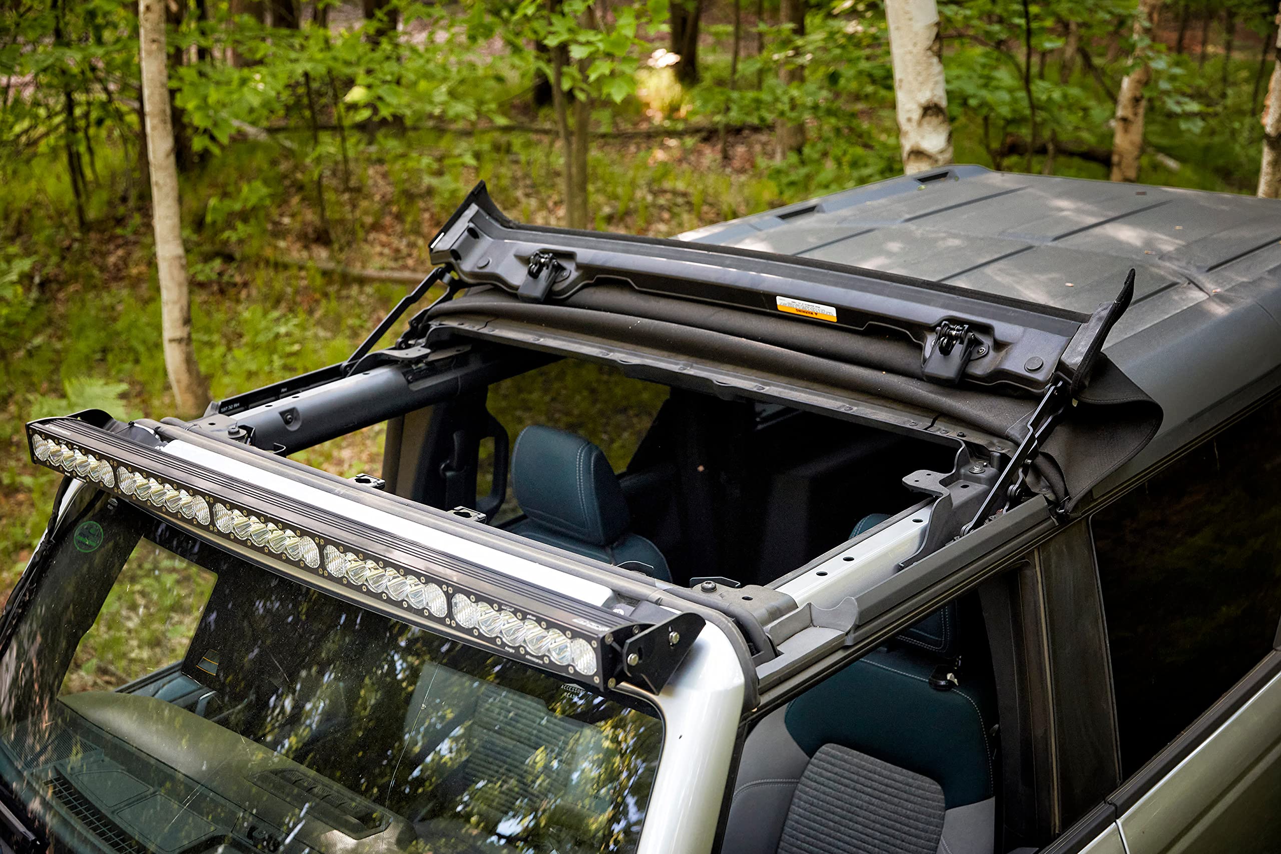 Bestop 5246117 Bronco Sunrider For Hardtop - '21-Current Bronco 4-Door (Black Twill)