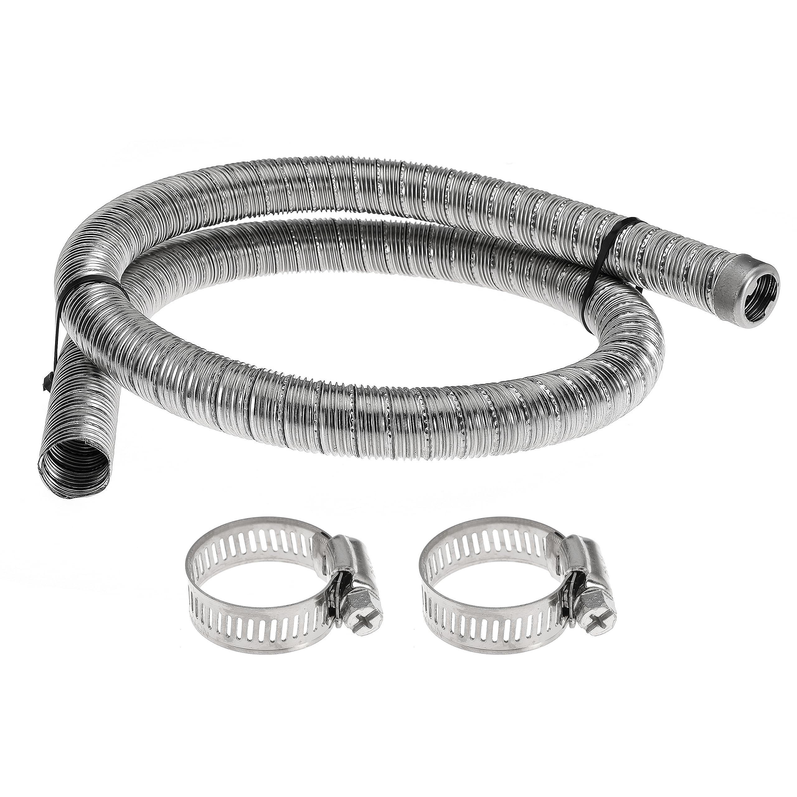 120cm 24mm Exhaust Pipe Parking Air Heaters with Clamps Double Stainless Steel