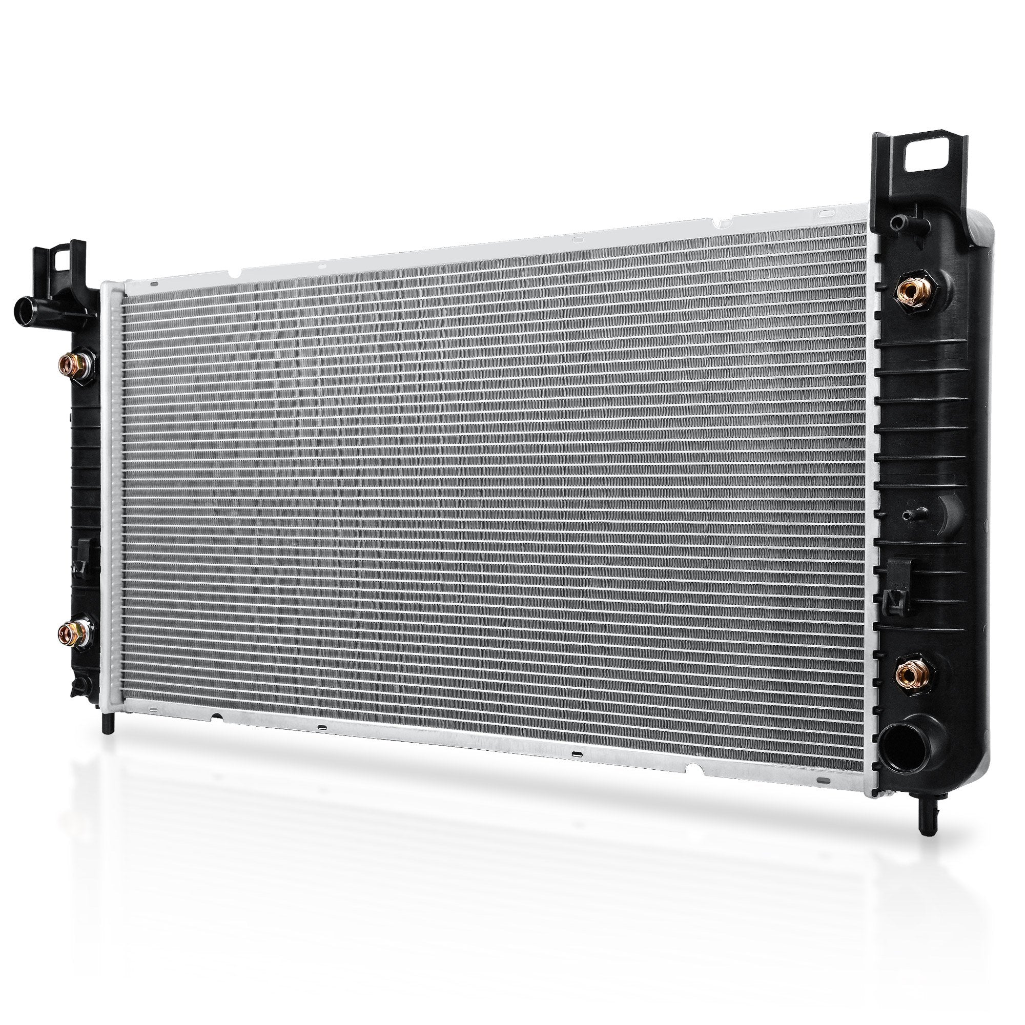 Dwvo 34'' Core Radiator Compatible Compatible With Chevy Silverado Suburban Gmc Yukon Sierra Tahoe Escalade Hummer H2 4.3L 4.8L