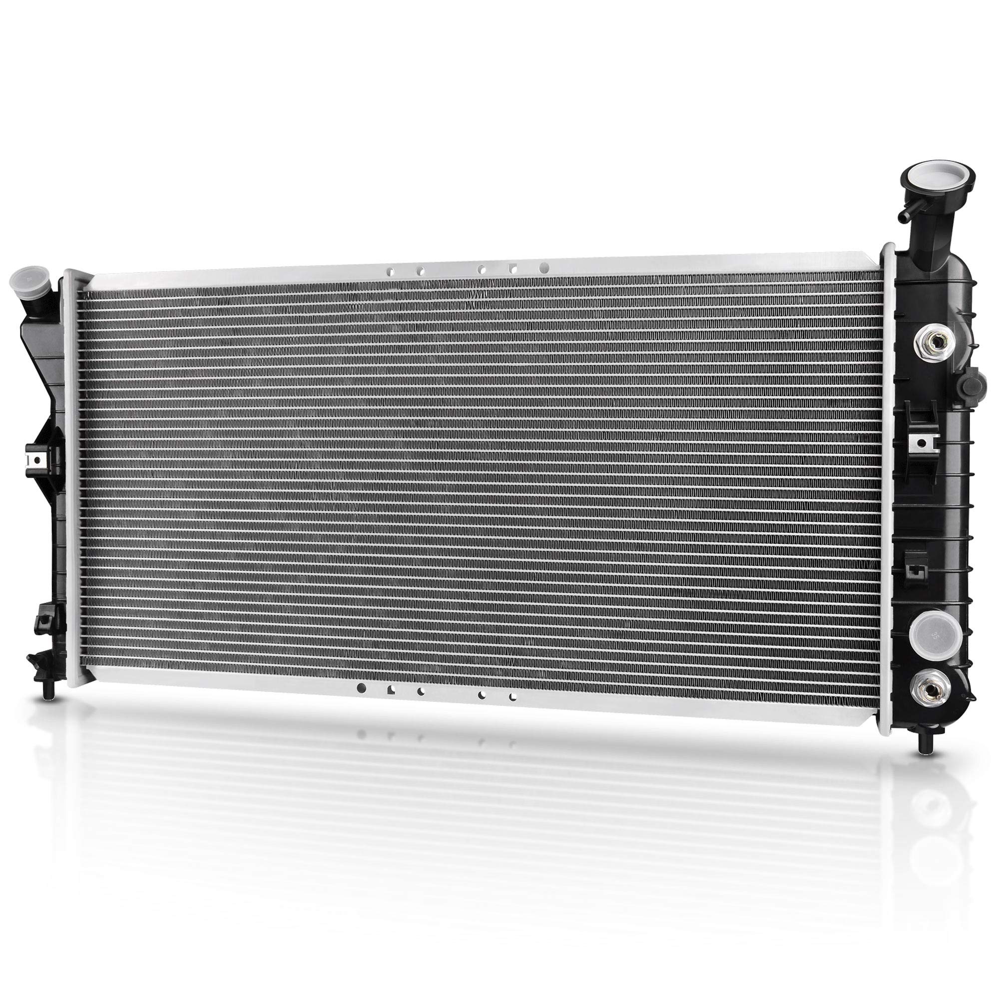 Dwvo Radiator Complete Radiator Compatible With 2000-2003 Chevy Impala, 2000-2003 Chevy Monte Carlo, 2000-2005 Buick Century, 20