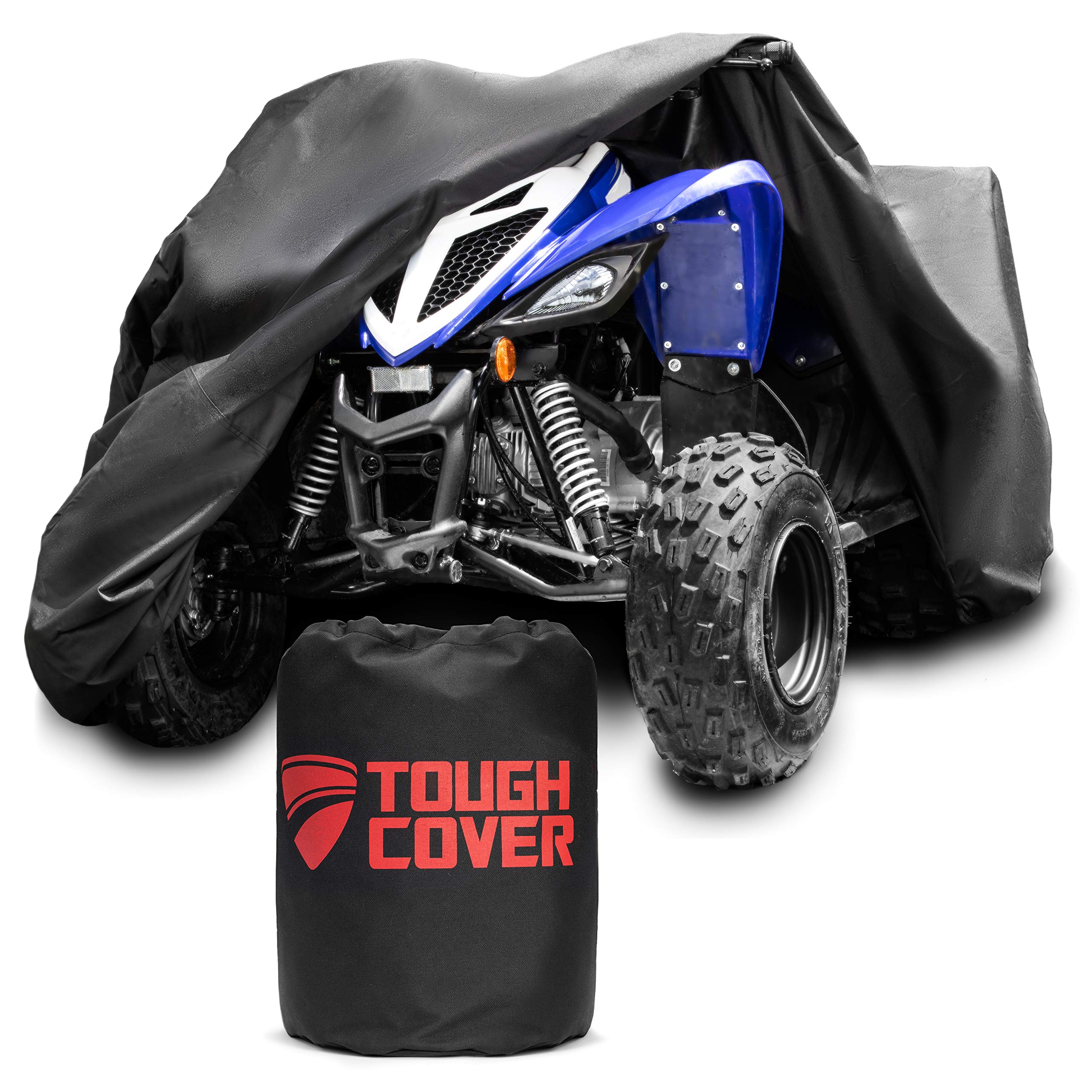 Tough Cover XL ATV Cover, Heavy Duty 600D Marine Grade Fabric, Quad Cover for Kawasaki, Honda, Polaris, Yamaha, and More. Protec