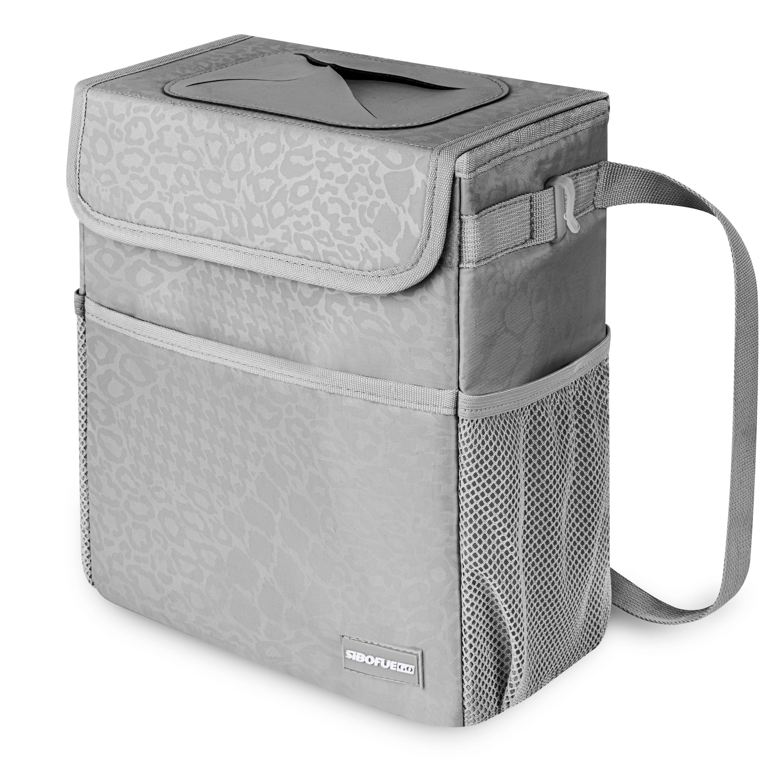 Sibofuego Car Trash Can Cute - Car Accessory For Garbage And Storage, Adjustable And Collapsible Car Garbage Can, Waterproof And