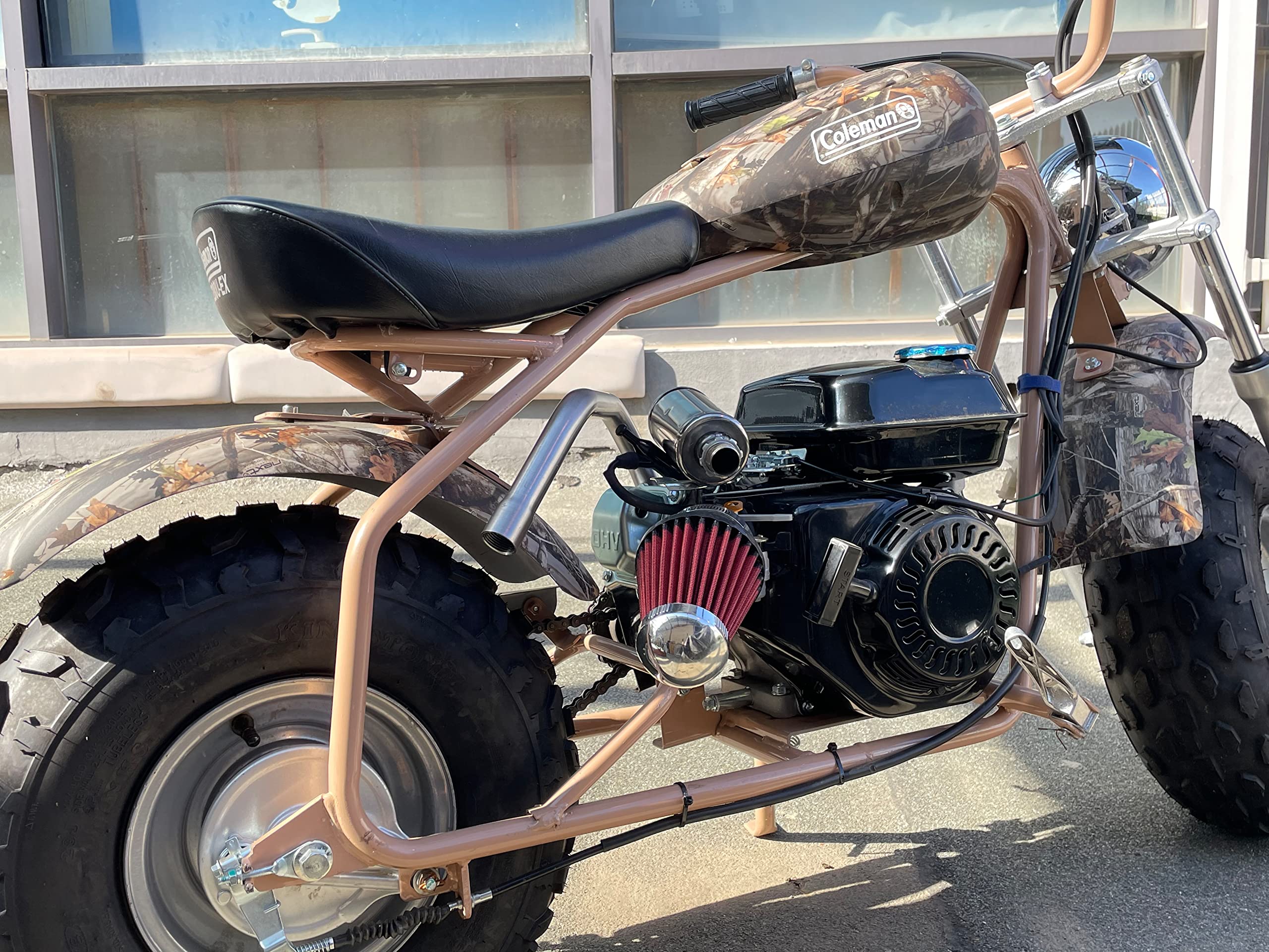 Upgrade Exhaust Pipe With Female Threaded For Coleman Powersports CT200U,CT200U-EX,BT200X,For Predator 212cc 196cc Go Kart& Mini