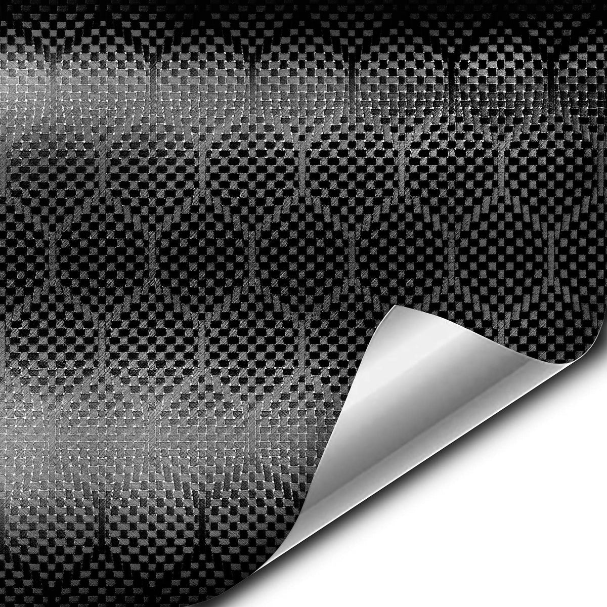 V2 Hex Carbon Black Vinyl Car Wrap (25Ft X 5Ft)