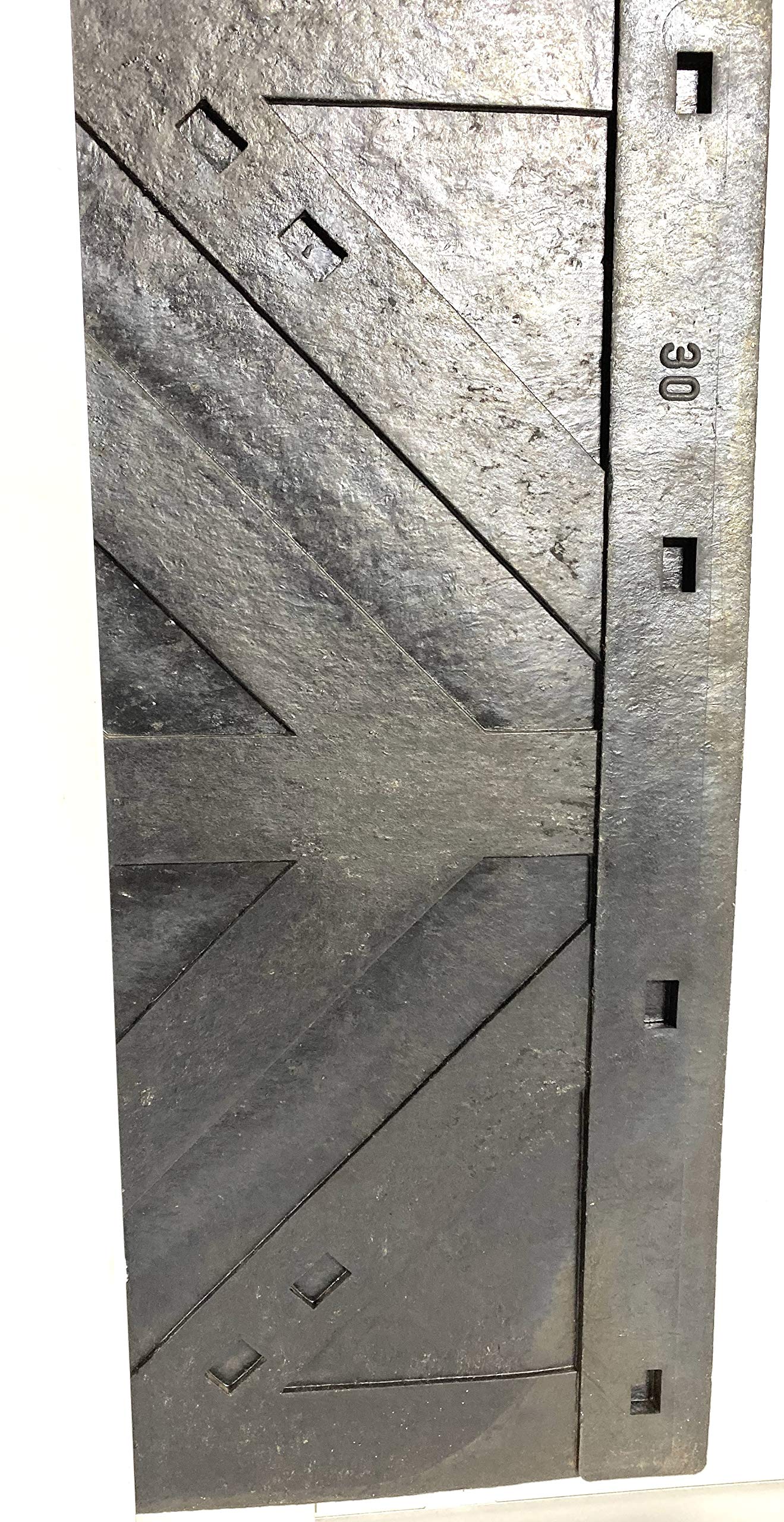 Black Semi Truck and Trailer Mud Flaps - Chevron 24 x 36 Heavy Duty Rubber Pair