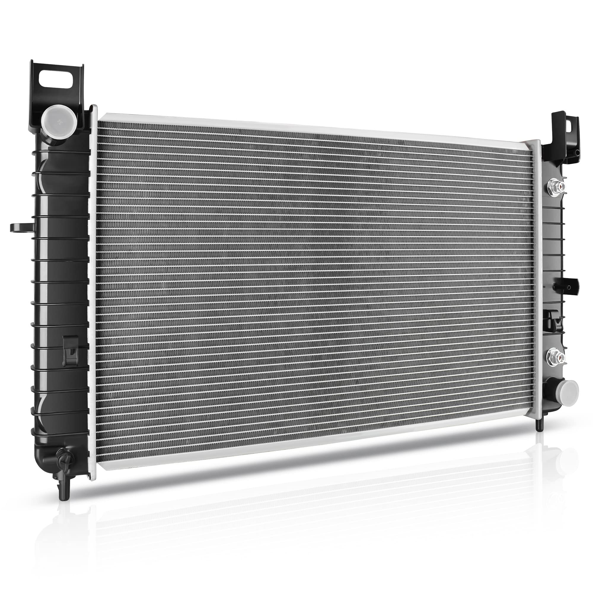 Dwvo Radiator Compatible With 28'' Core Radiator Compatible With 1999-2013 Chevy Silverado 1999-2007 Sierra Tahoe Yukon 2000-200