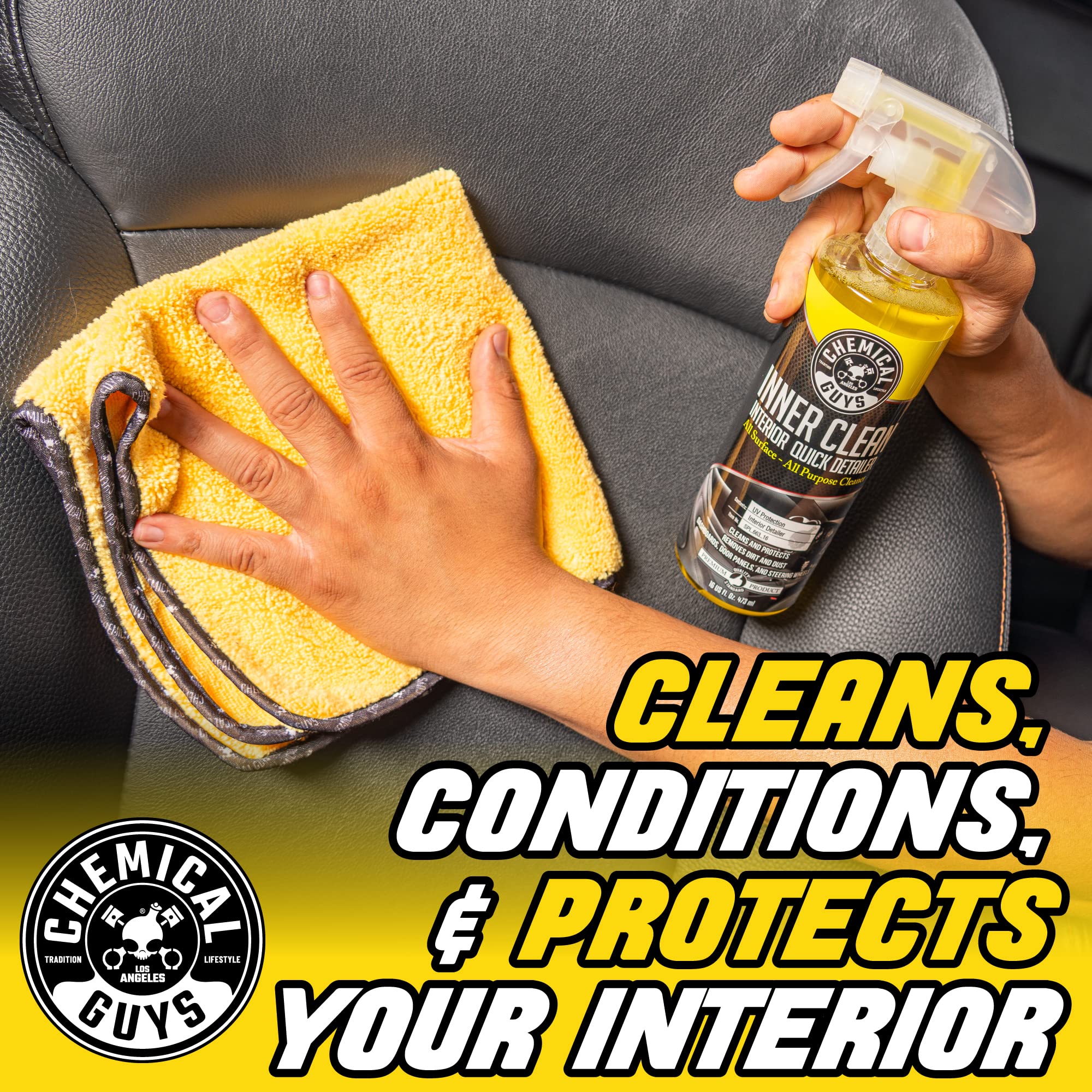 Chemical Guys Spi_663 Innerclean Interior Quick Detailer And Protectant, 1 Gal