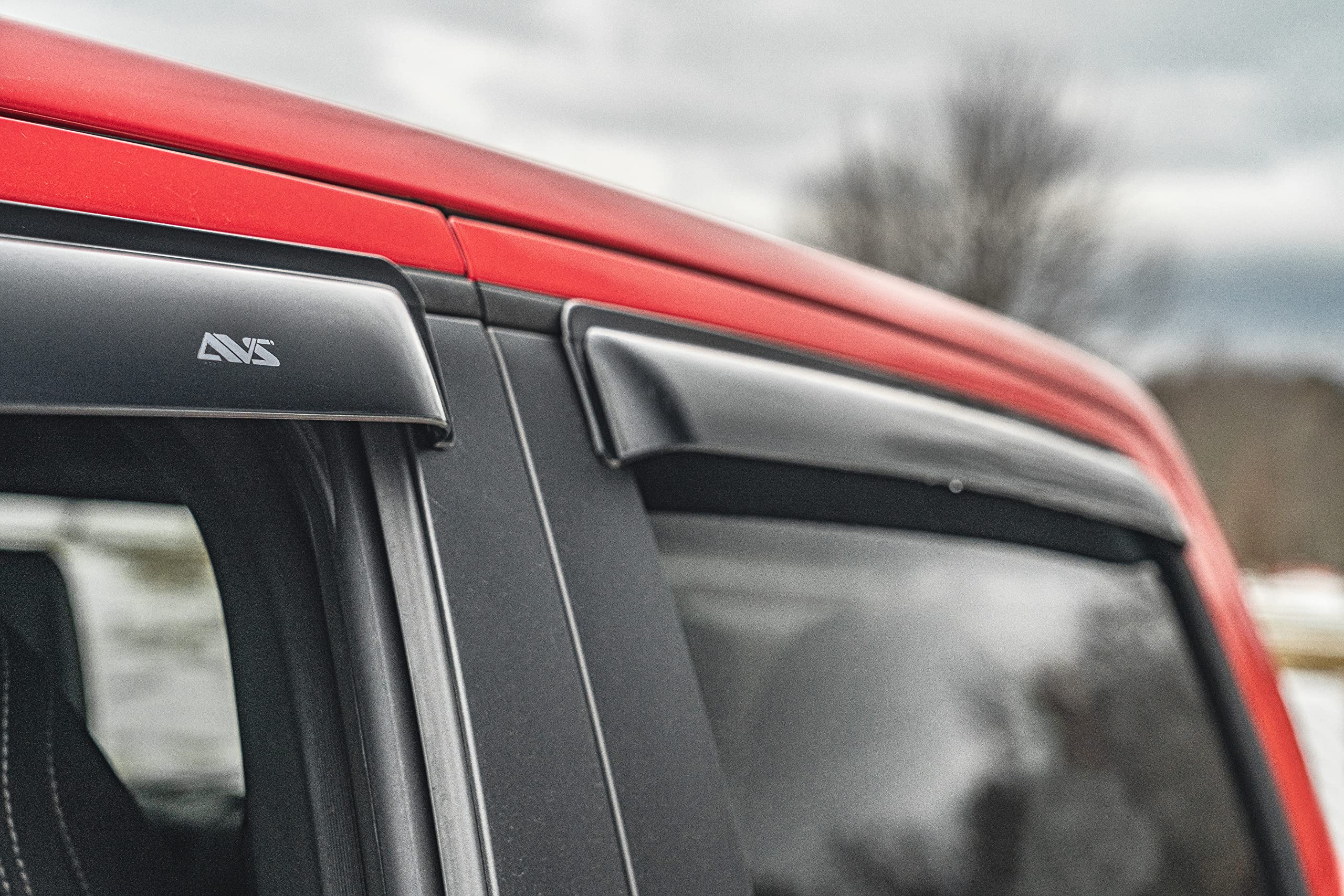 Auto Ventshade 94528 Original Ventvisor Side Window Deflector Dark Smoke, 4-Piece Set for 2014-2018 Silverado/Sierra 1500, 2015-