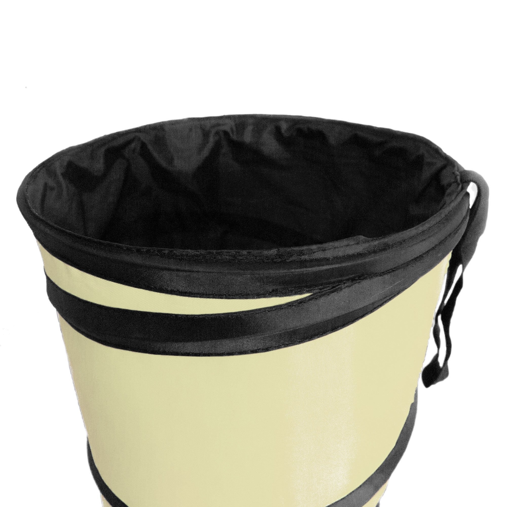 FH Group Automotive Waterproof Portable Collapsible Large Can Garbage Container fits Most Cars,Polyethylene, SUVs, and Trucks Be