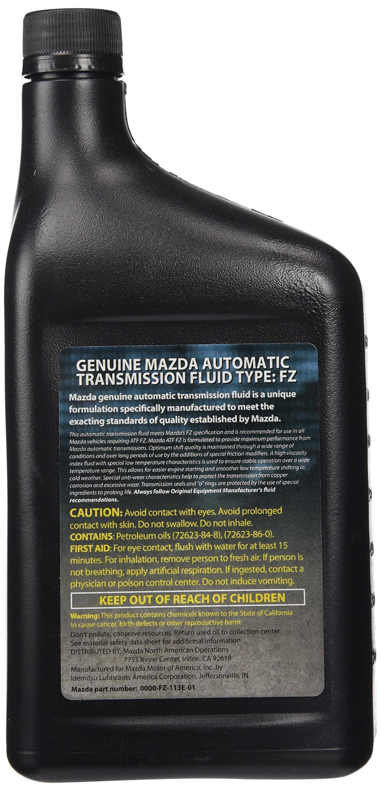 Genuine Mazda (0000-Fz-113E-01) Automatic Transmission Fluid