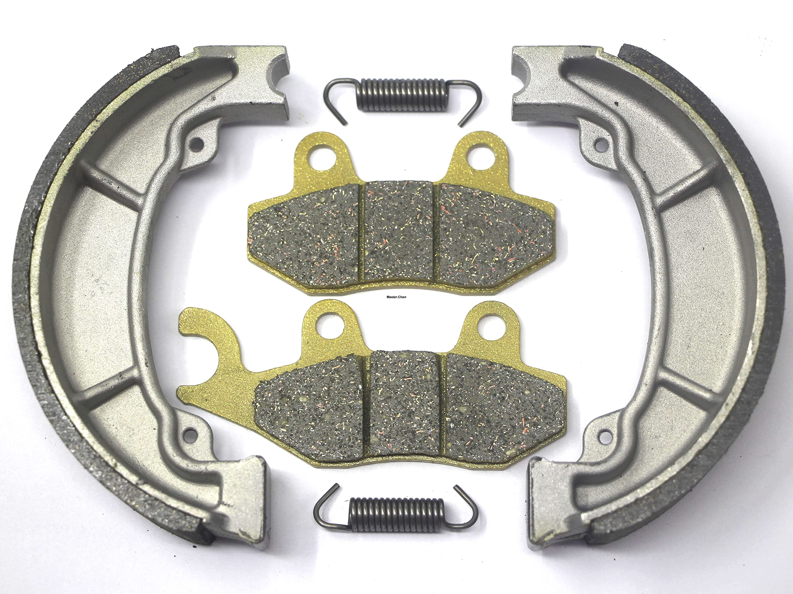 Master Chen Front Rear Brake Pads Shoes For Honda Rebel 250 Cmx250C 96 97 98 99 2000 2001 2002 2003 2004 2005 2006 2007 2008 2009 2010 2011 2012 2013 2014 - Cmx250X 2015 2016 Brakes 318 Fa135 Mc0257