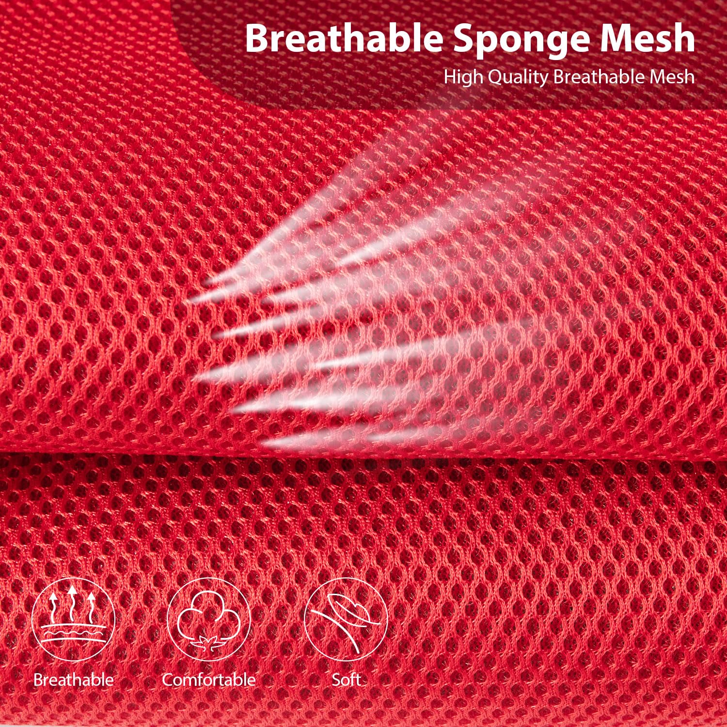 Car Pass 3D Foam Leather Car Seat Covers Two Front Seats Only, Air Mesh Thick Seat Covers, All Weather Car Seat Cover Comfort &