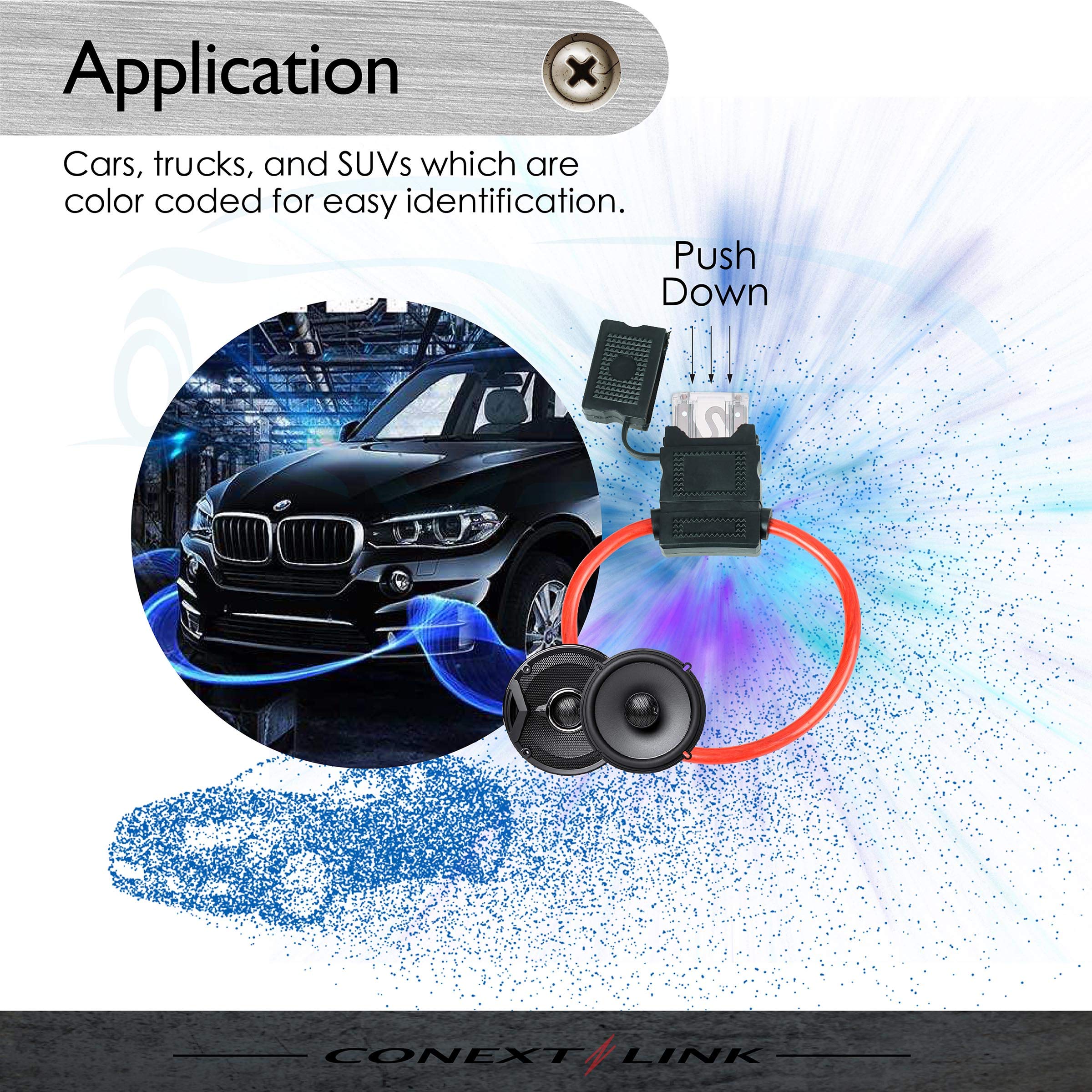 Conext Link Maxi80-10 Nickel 80 Amp Maxi Fuse 10 Pack (14296)