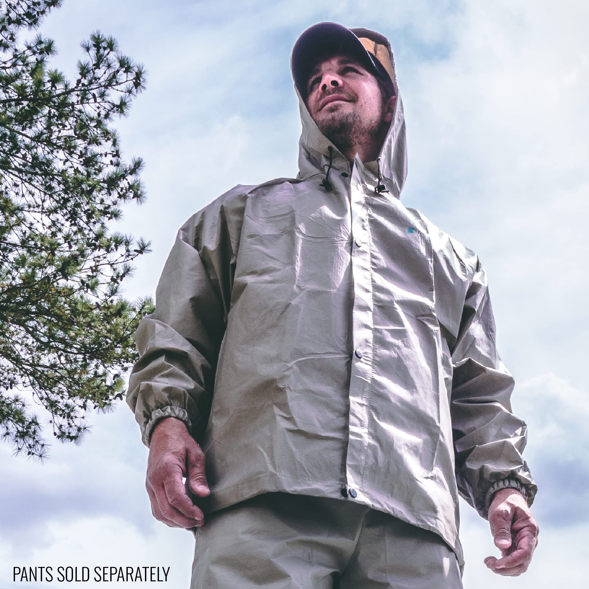 Frogg Toggs Mens Ultra-Lite2 Waterproof Breathable Rain Jacket,Khaki