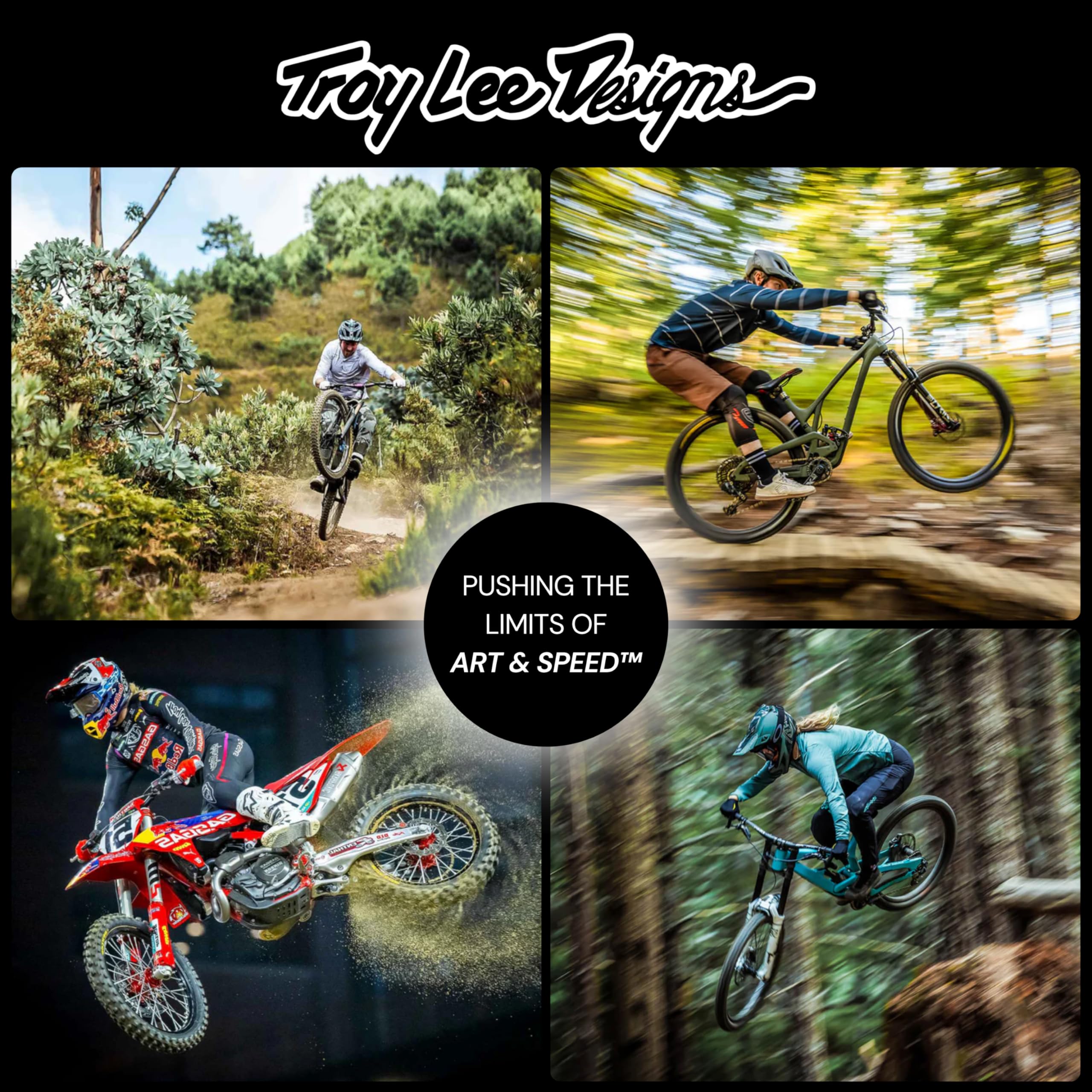 Troy Lee Designs Speed Elbow Guards Solid Black, Xs/S