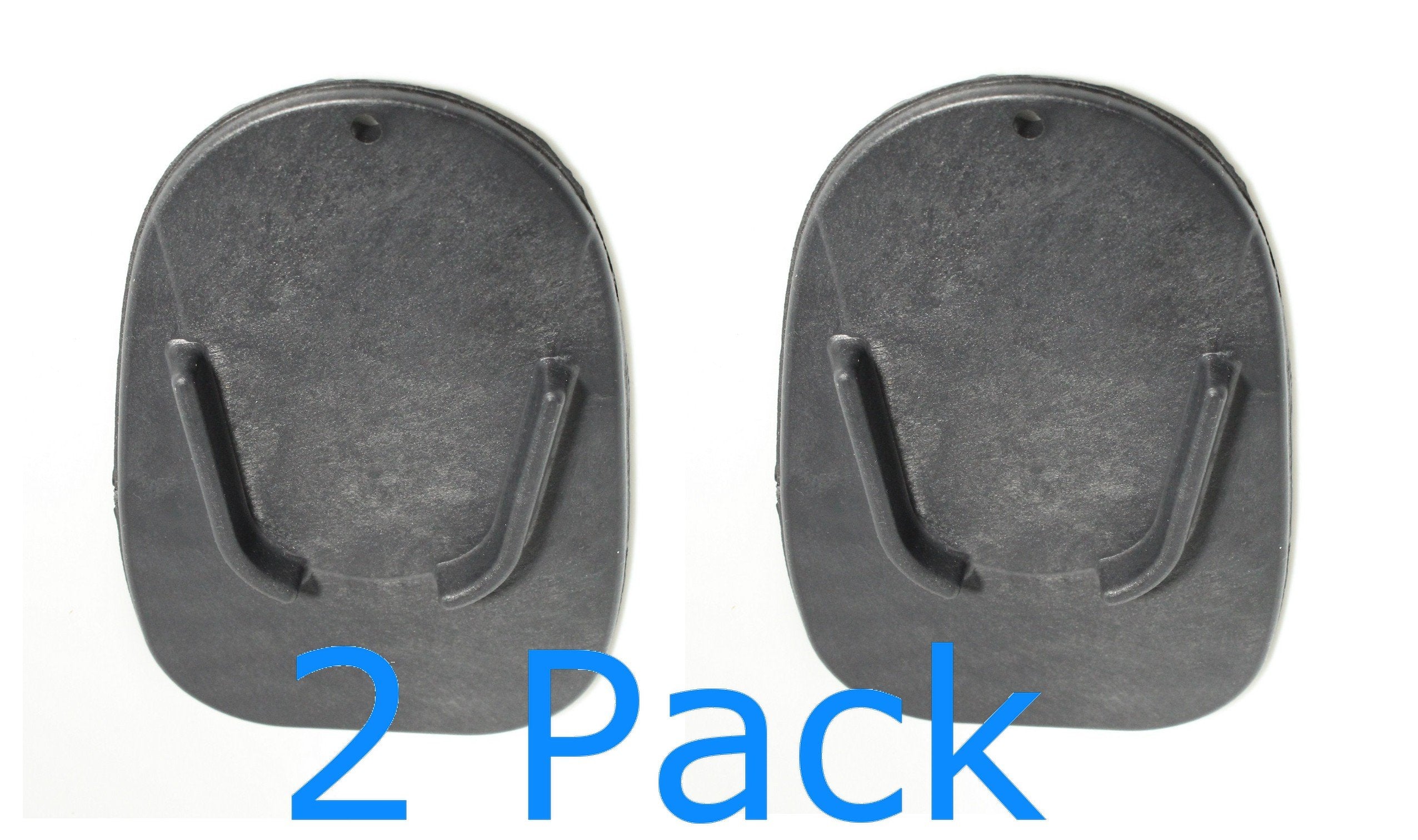 Black 2 Pack Motorcycle Kickstand Plates | Kick Stand Plate Pad Base For Motorcycle motor Dirt Bike Perfect for parking on hot a