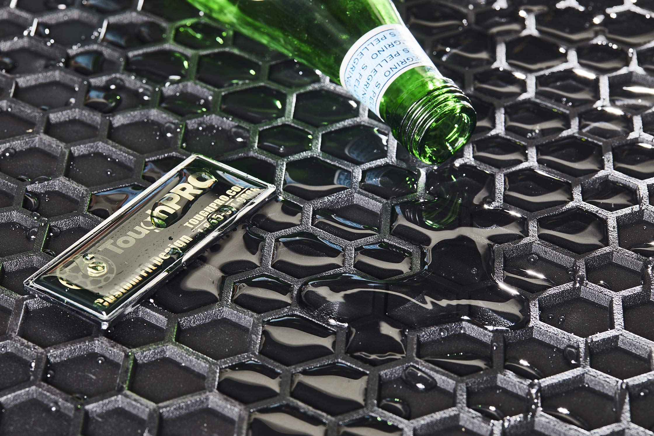 Toughpro Cargo/Trunk Mats Accessories For Honda Odyssey (3Rd Row Fold Down) All Weather Heavy Duty (Made In Usa) Black Rubber 20