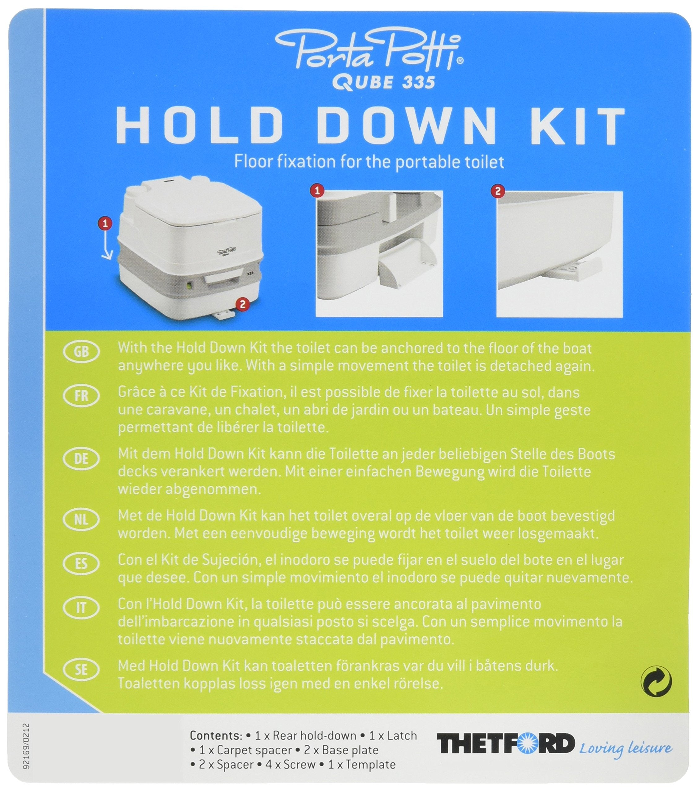 Thetford 92921 Hold-Down Kit for Porta Potti 260