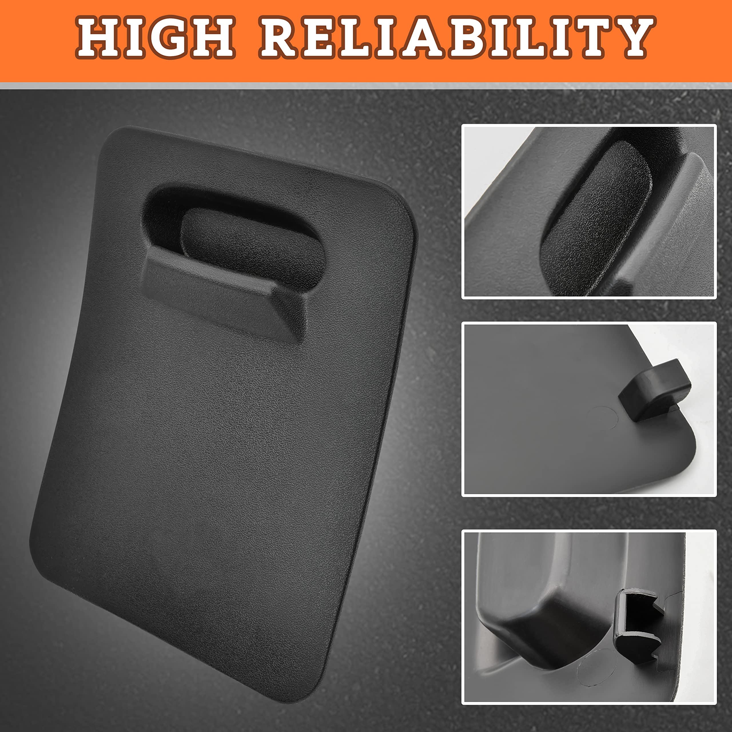 SAUTVS Black Engine Access Panel for 2014-2023 Polaris RZR 4 900, S 1000, XP 4 1000, XP Turbo, Trail S 900, Trail S 1000, Ranger