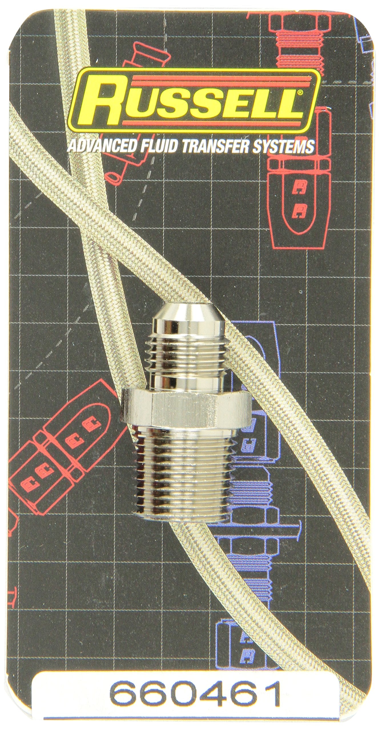 Edelbrock 660461 Endura -6An Flare To 3/8 Pipe Adapter Fitting