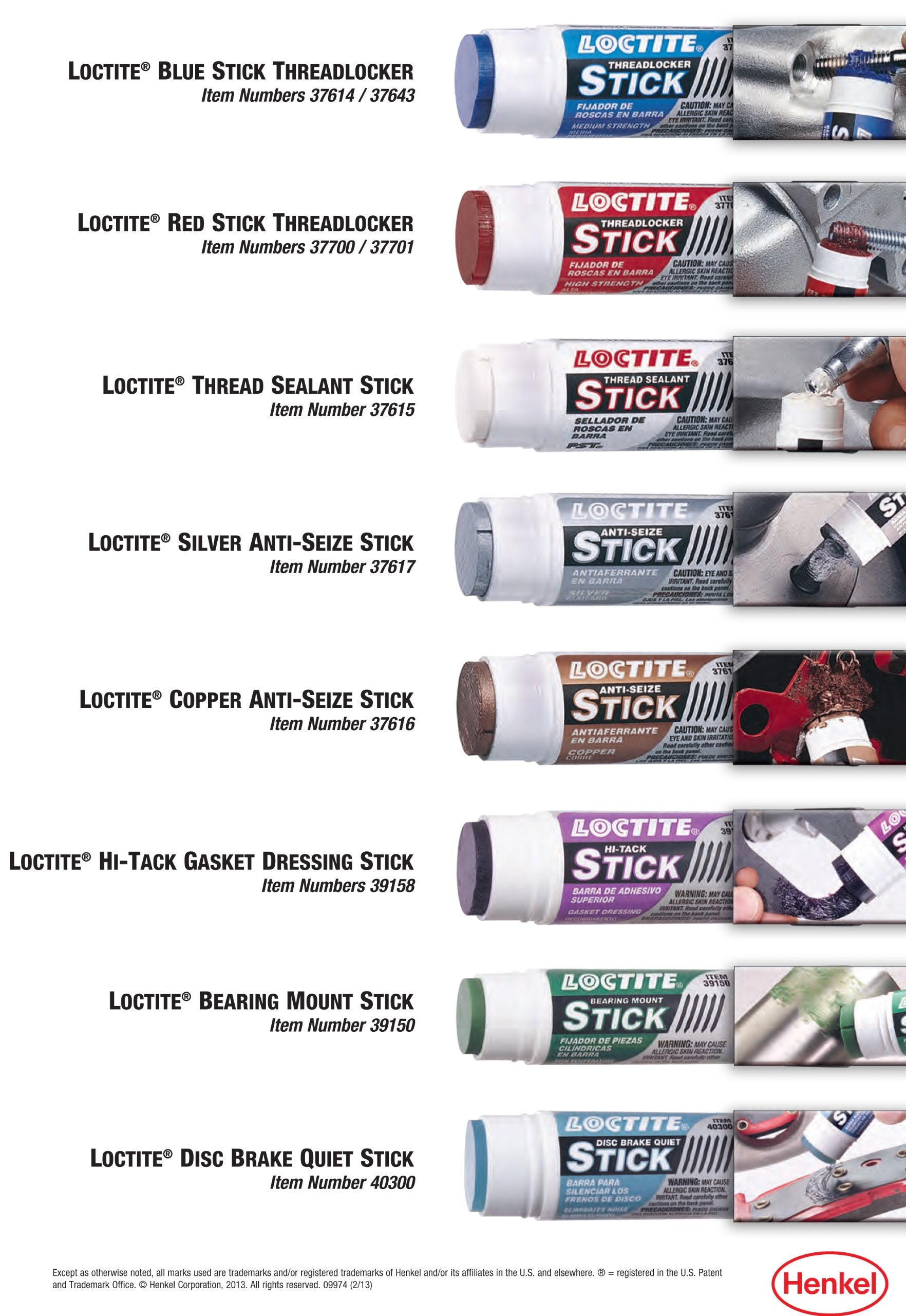 Loctite 504467 PST Thread Sealant Stick for Automotive: Rapid Cure, Controlled Lubricity, Semi-Solid Anaerobic, Immediate Low-Pressure Sealing | White, 19 Gram Stick