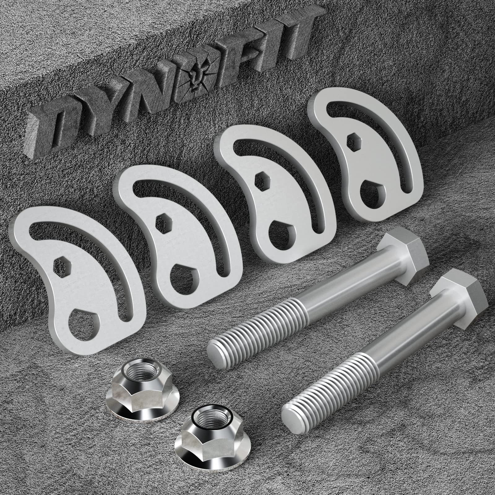 Dynofit Alignment Camber Caster Adjusting Bolt 1.5 Degree Compatible With Silverado Sierra 1500 2500, Yukon Express Savana 1500