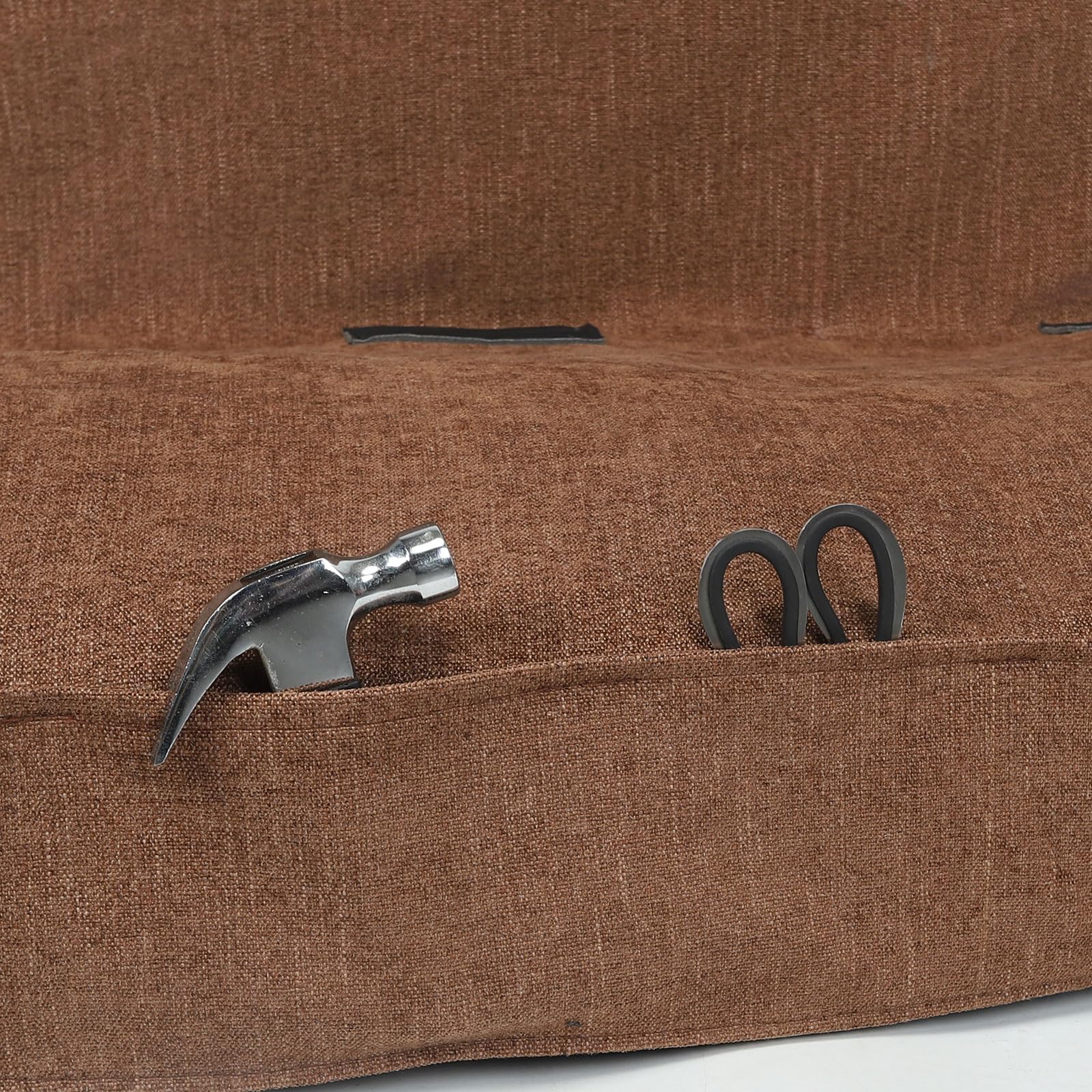 Leader Accessories Special Yarn Blanket Full Size Old Pickup Trucks Bench Seat Cover Universal Work with Bench Seats Brown