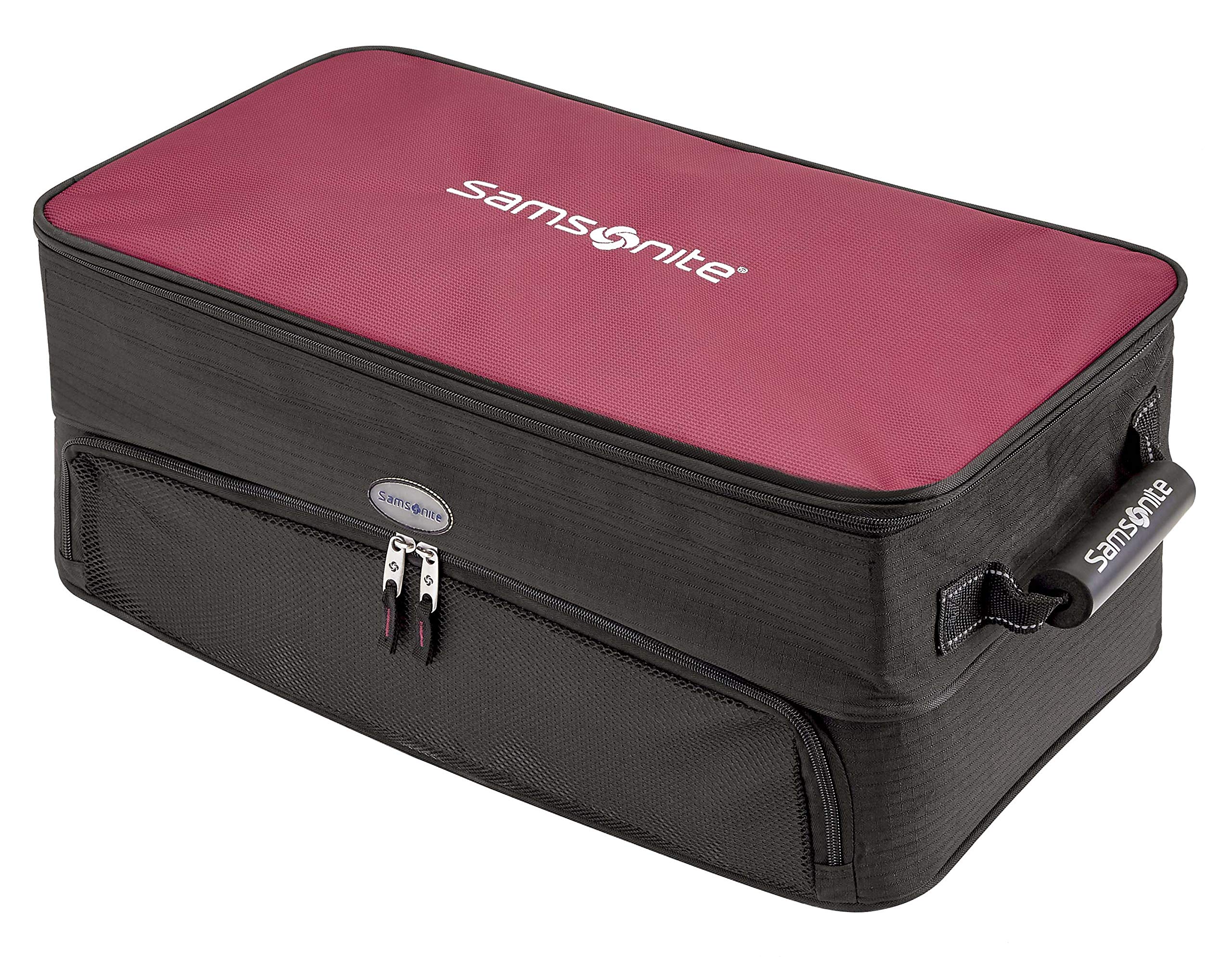 Samsonite Expanding Golf Trunk Locker Organizer, Berry