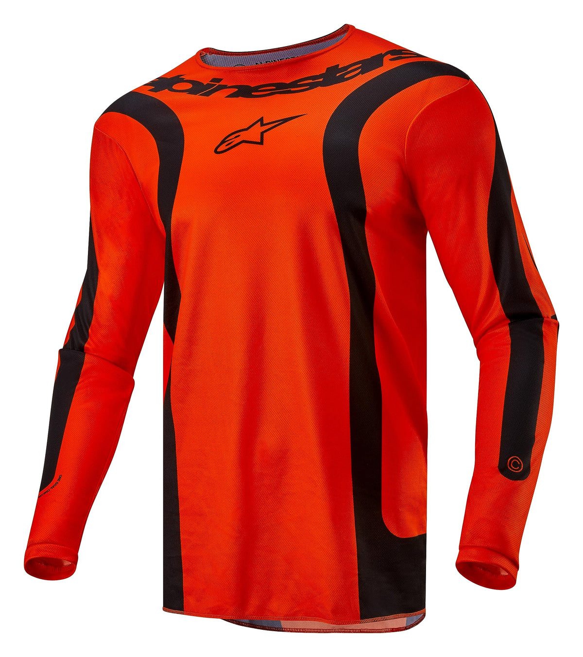 Alpinestars 3762024-411-L: Fluid Lurv Jersey Hot Orange/Black Lg