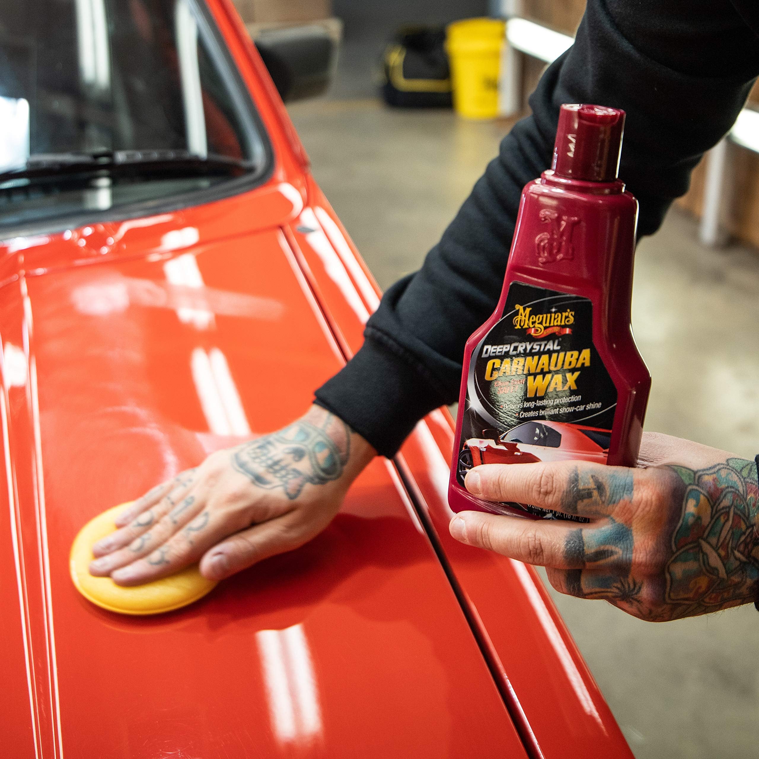 Meguiar'S A2216Eu Deep Crystal Step 3 Carnauba Liquid Car Wax 473Ml