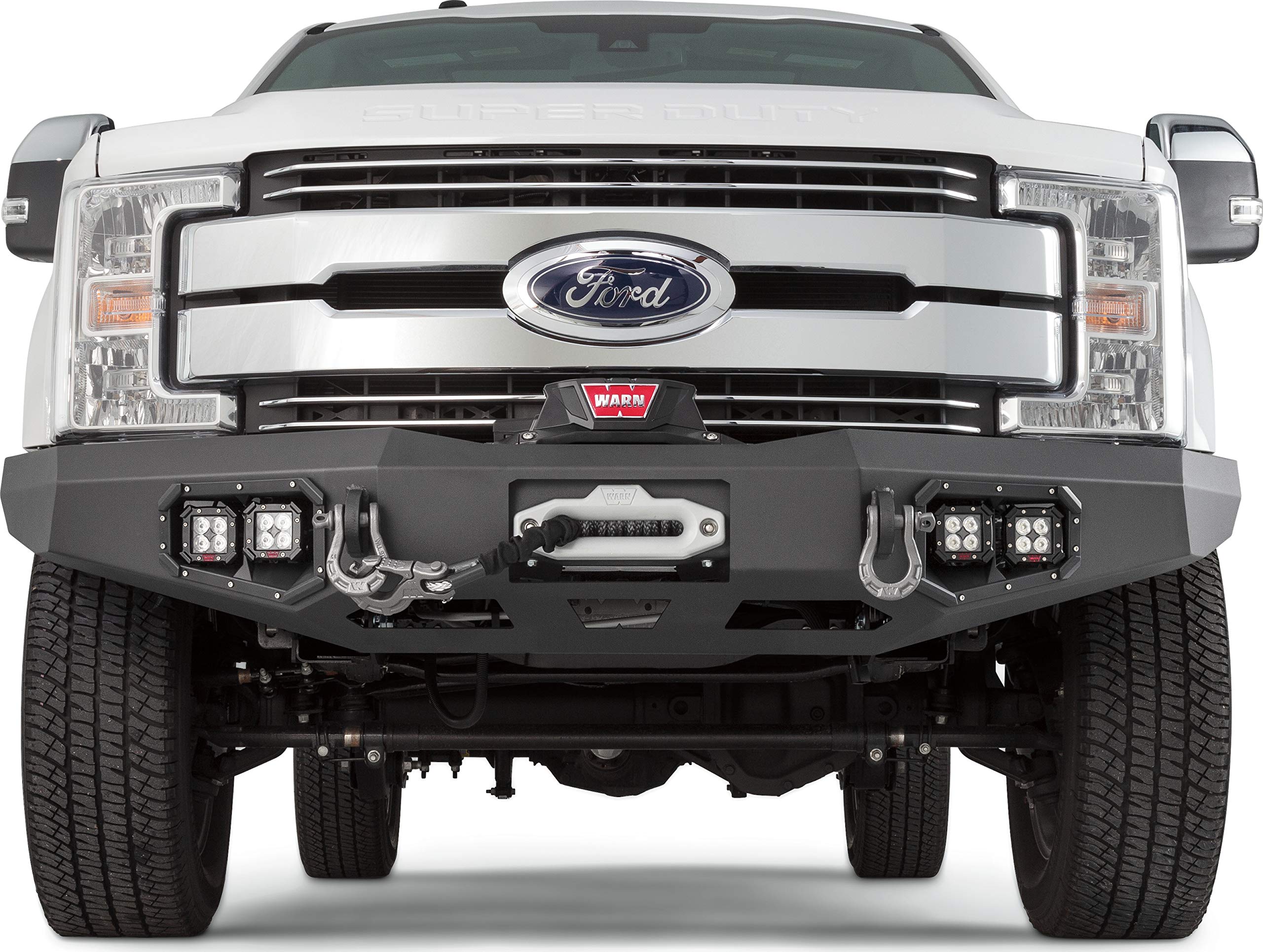 Warn 100918 2017-18 2017-2018 Ascent Front Bumper- Ford Sd F250, F350, F450 '17, Ford Sd F250, F350, F450: 2017-2018