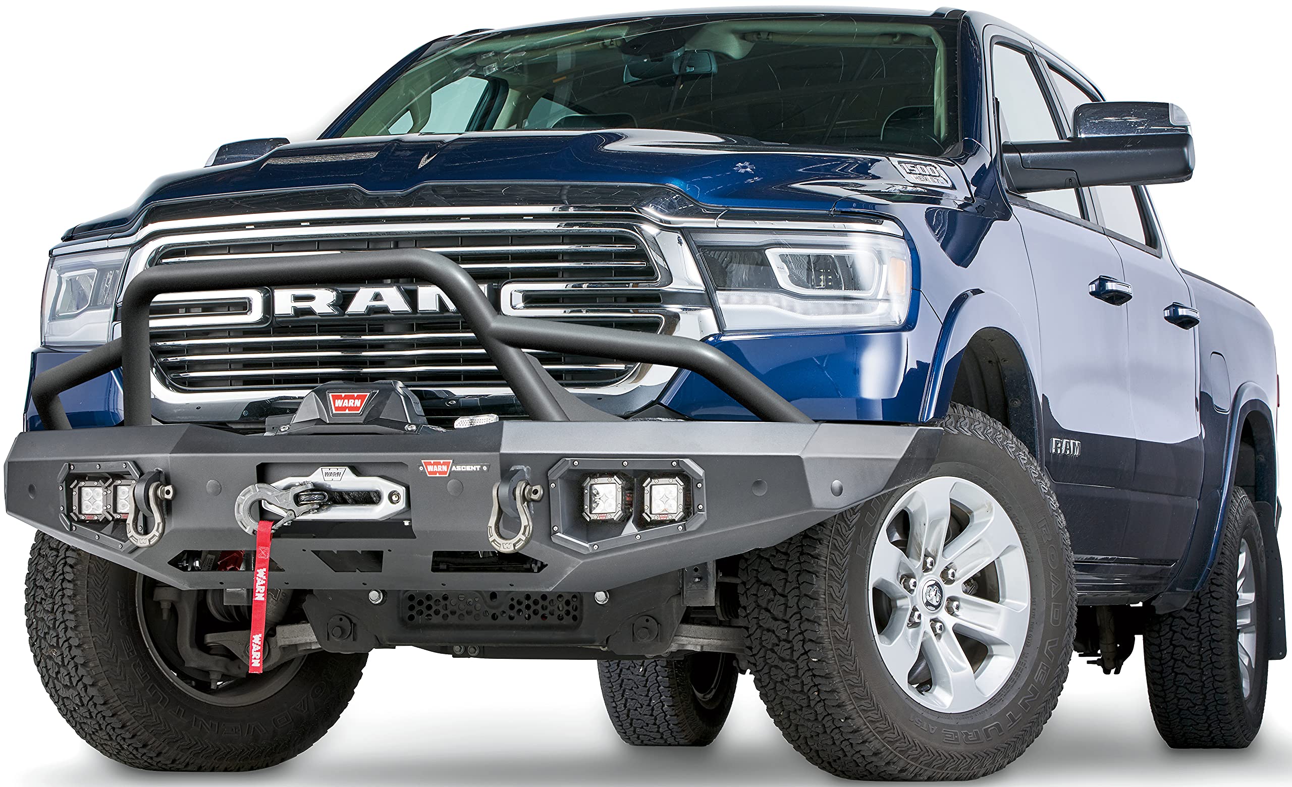 Warn 103638 Ascent Front Bumper, Fits: Dodge Ram 1500 Trucks (2019-2021)