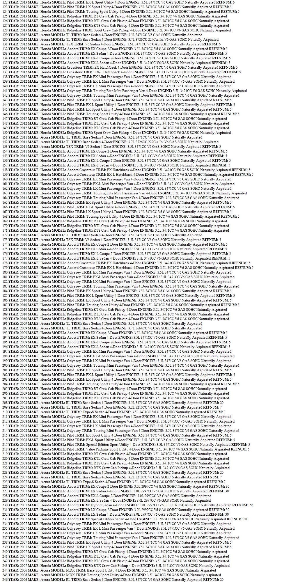 Genuine Honda 17130-Rca-A02 Pcv Valve Assembly