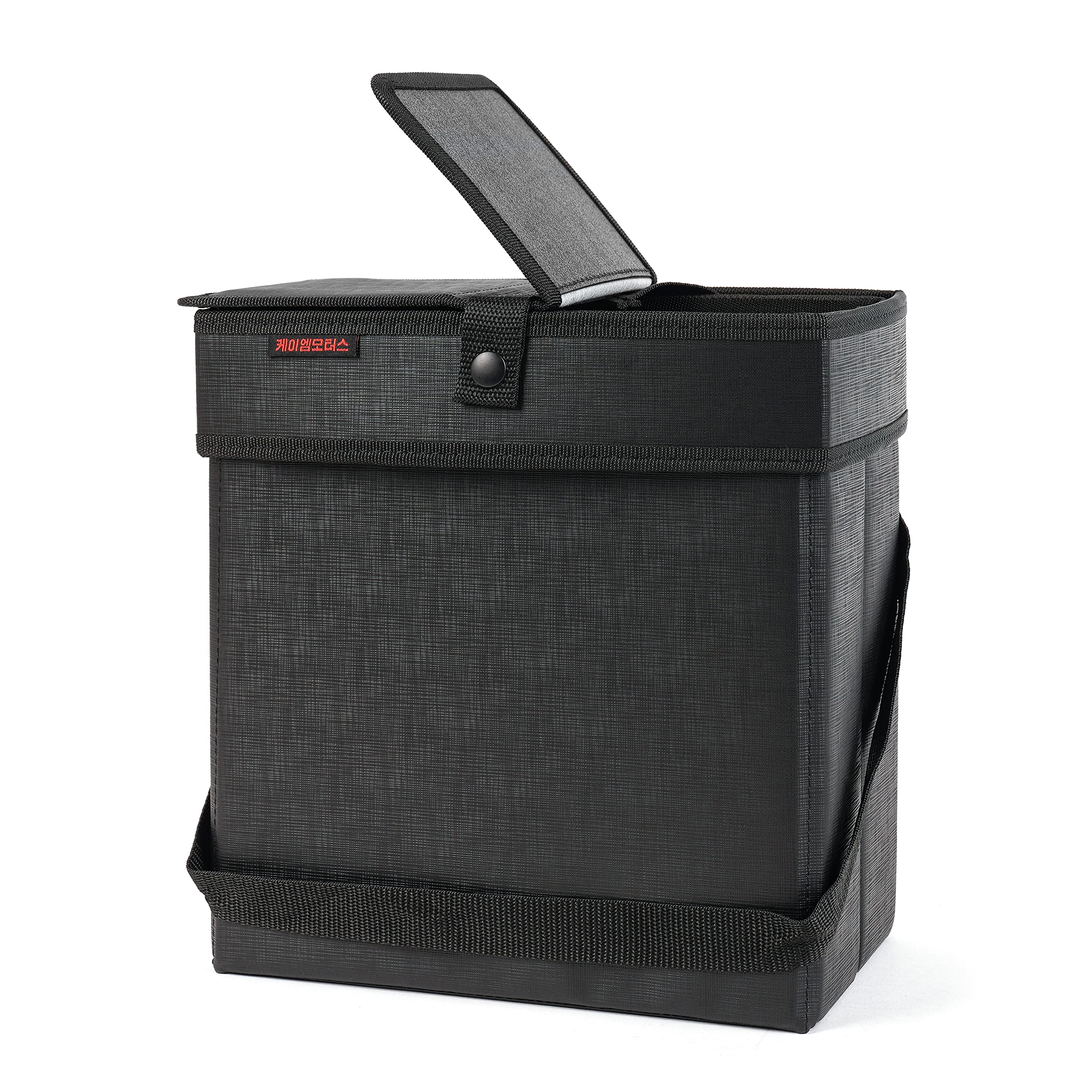 Kmmotors Aladdin Car Trash Can With Lid, Sturdy Big Trash Bin, Trash Bags Included, Simple Design (Large)