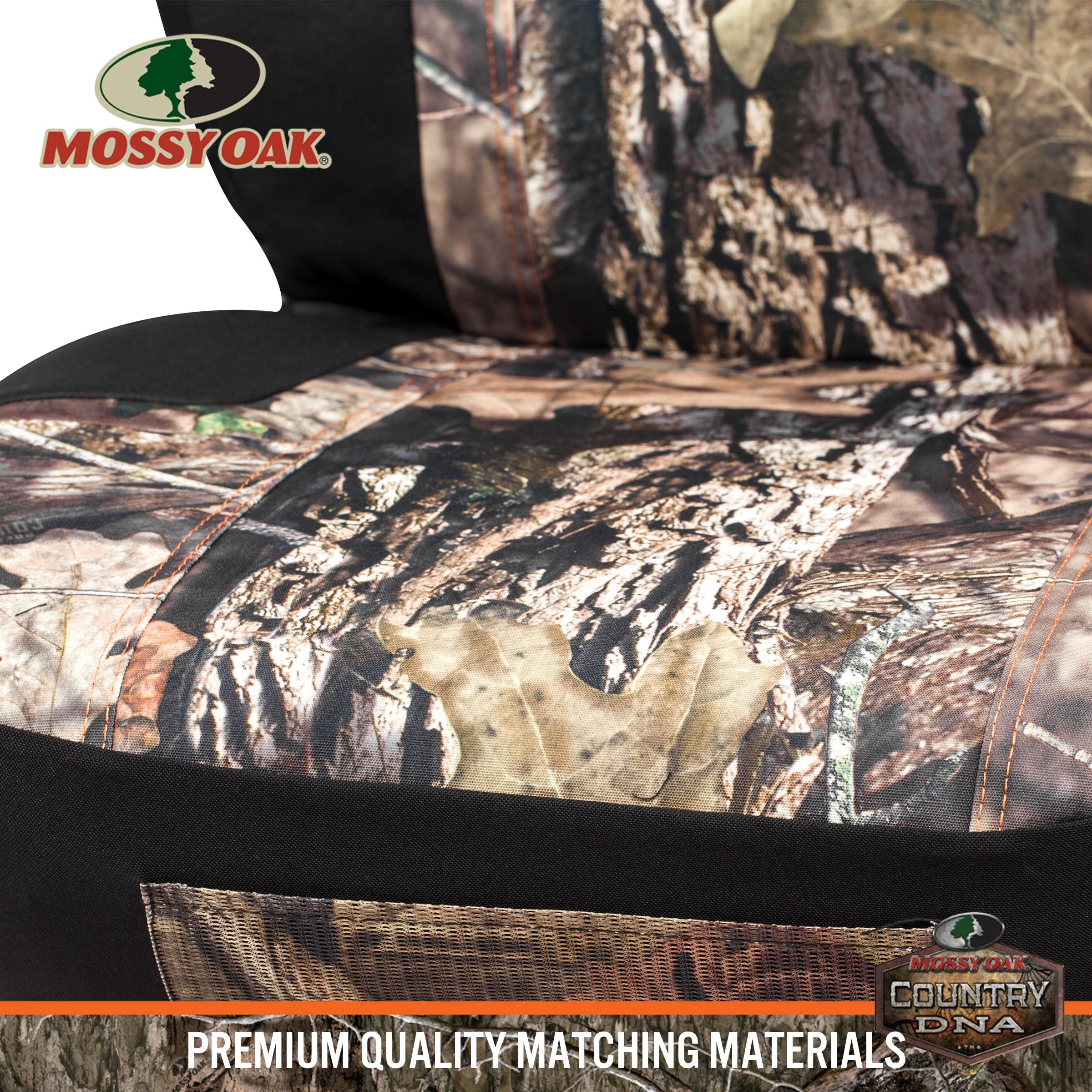 Mossy Oak Low Back Camo Seat Covers, Airbag Compatible, Universial Fit, Fit Most Bucket Seats - Made With Premium Rip-Stop Oxfor