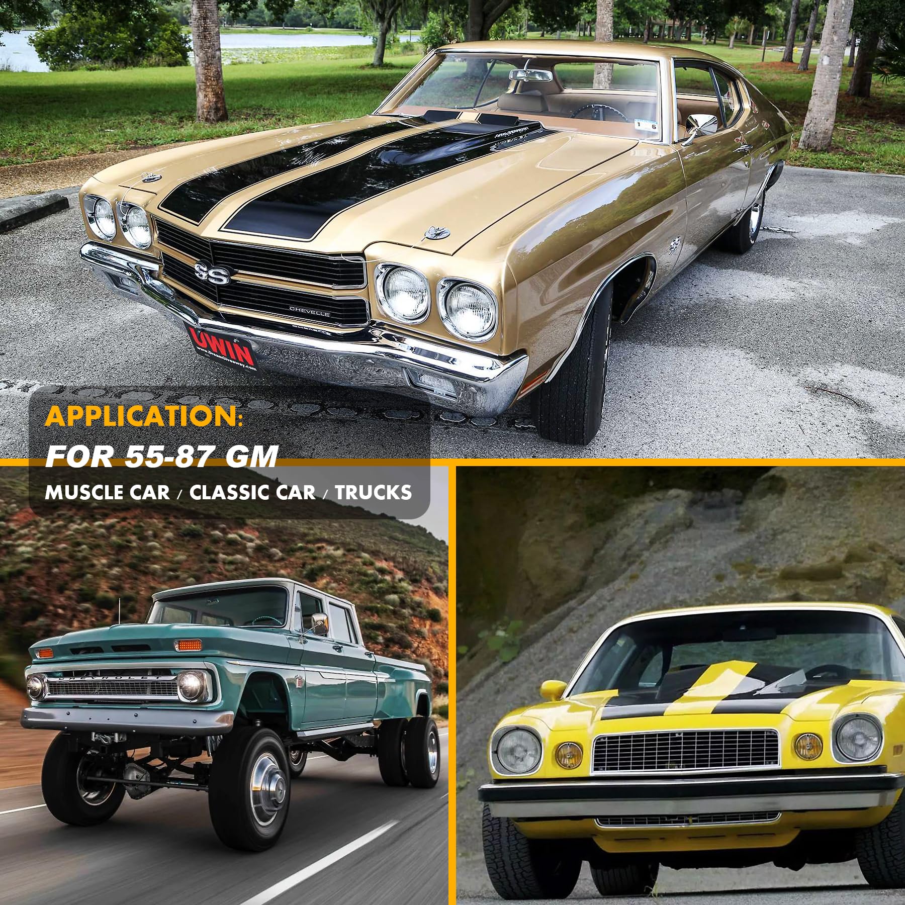 JGhyperX 302-1 81074 LS Swap Retrofit Engine Aluminum Oil Pan Kit Compatible with 1955-87 GM/Classic Car/Muscle Car/Trucks LS Ge